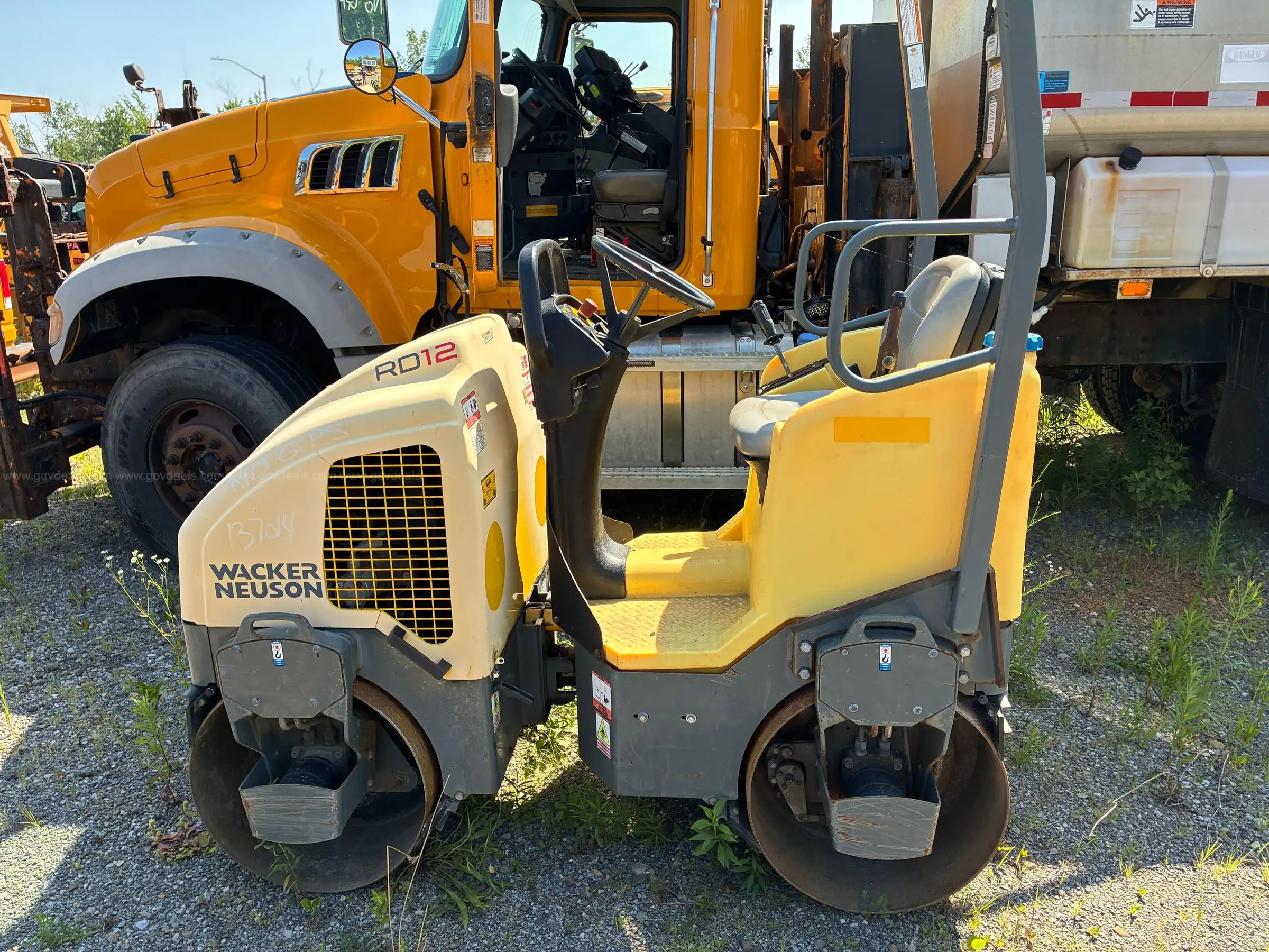 2013 Wacker Neuson RD12A Tandem Vibratory Roller with 20.3 HP Engine