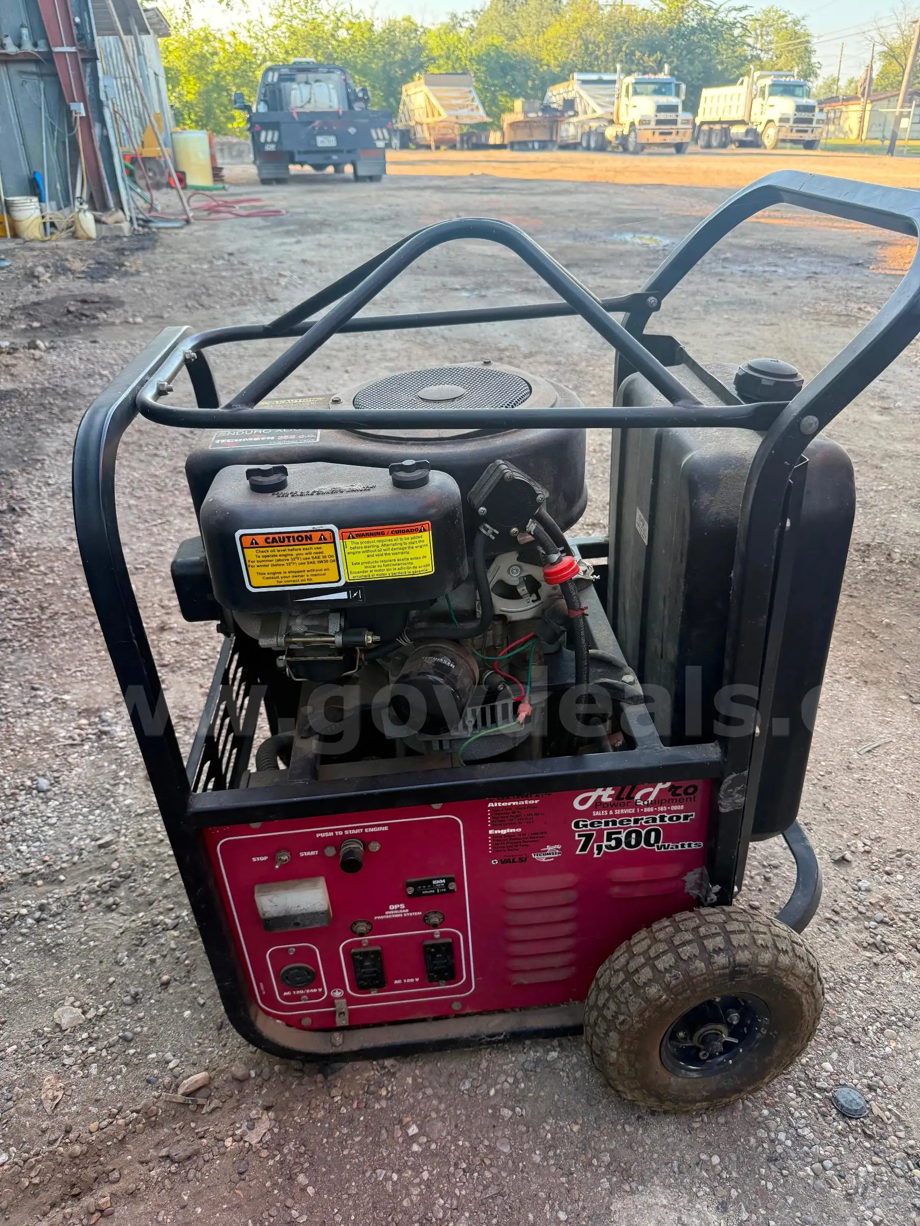 All Pro Power Equipment Generator 7500watts