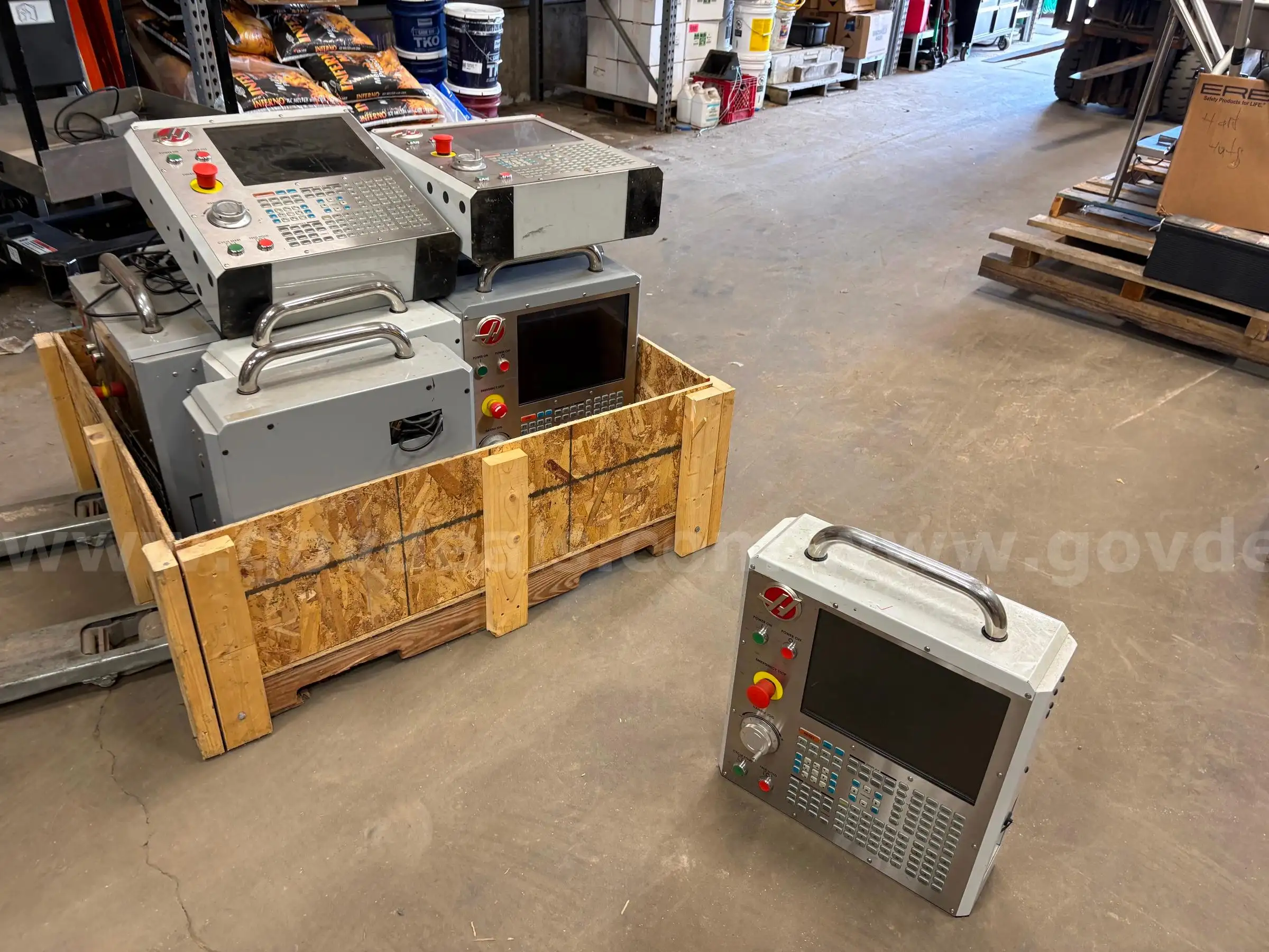 A Lot of HAAS CNC Control Units