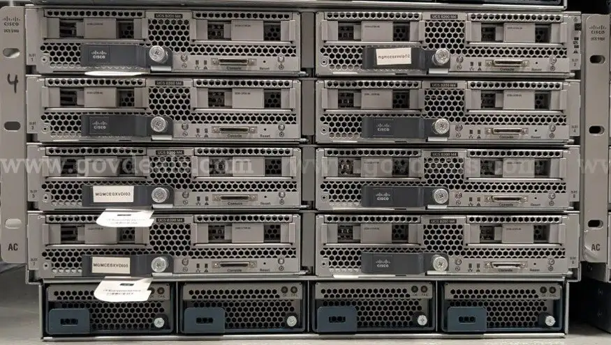 Lot of (8) Cisco UCS B200 M4 Blade Servers w 2x Xeon E5-2667 v3 3.2GHz | Mixed UCS B200 M4