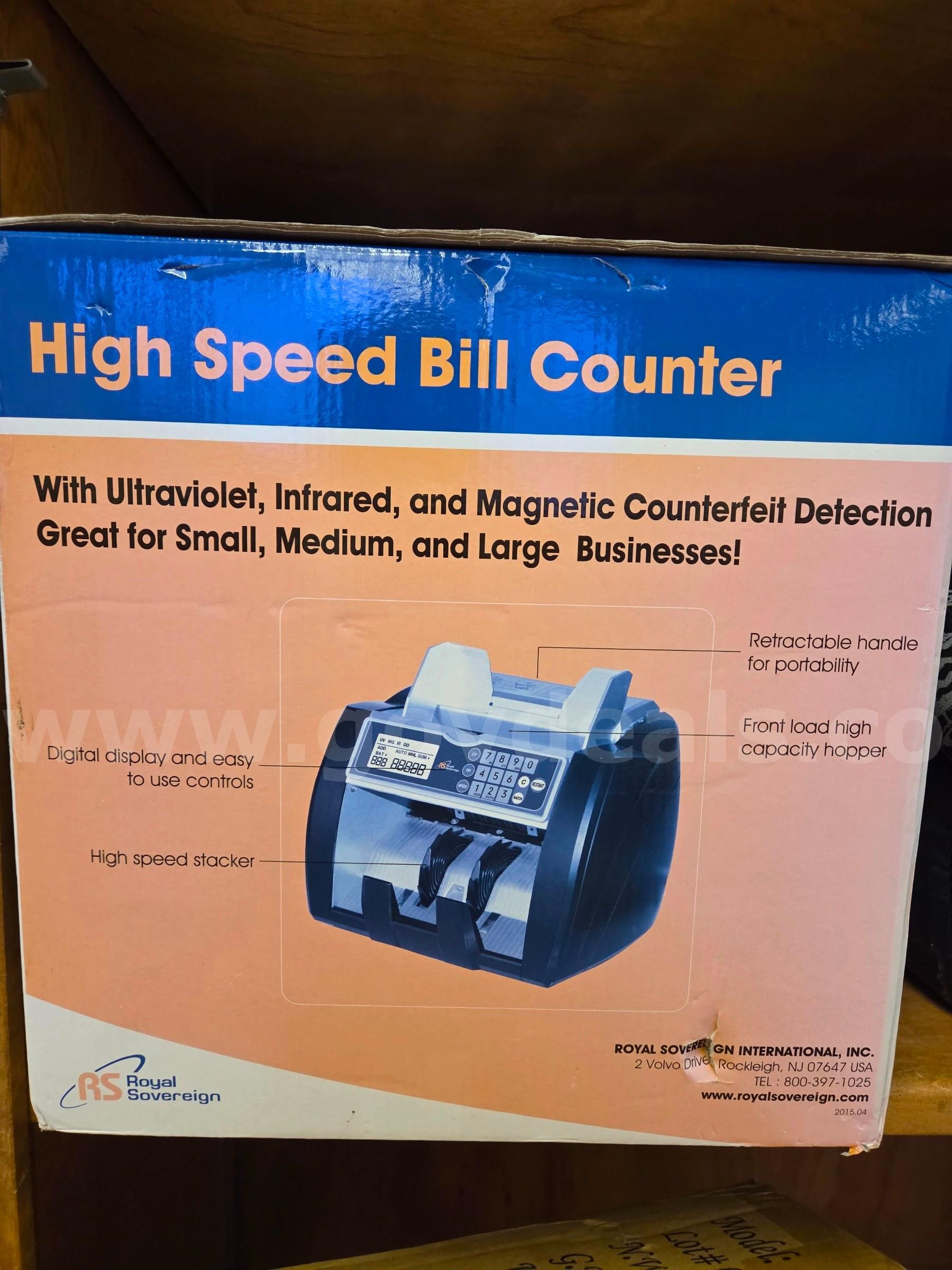 Brand New in Box-High Speed Bill Counter
