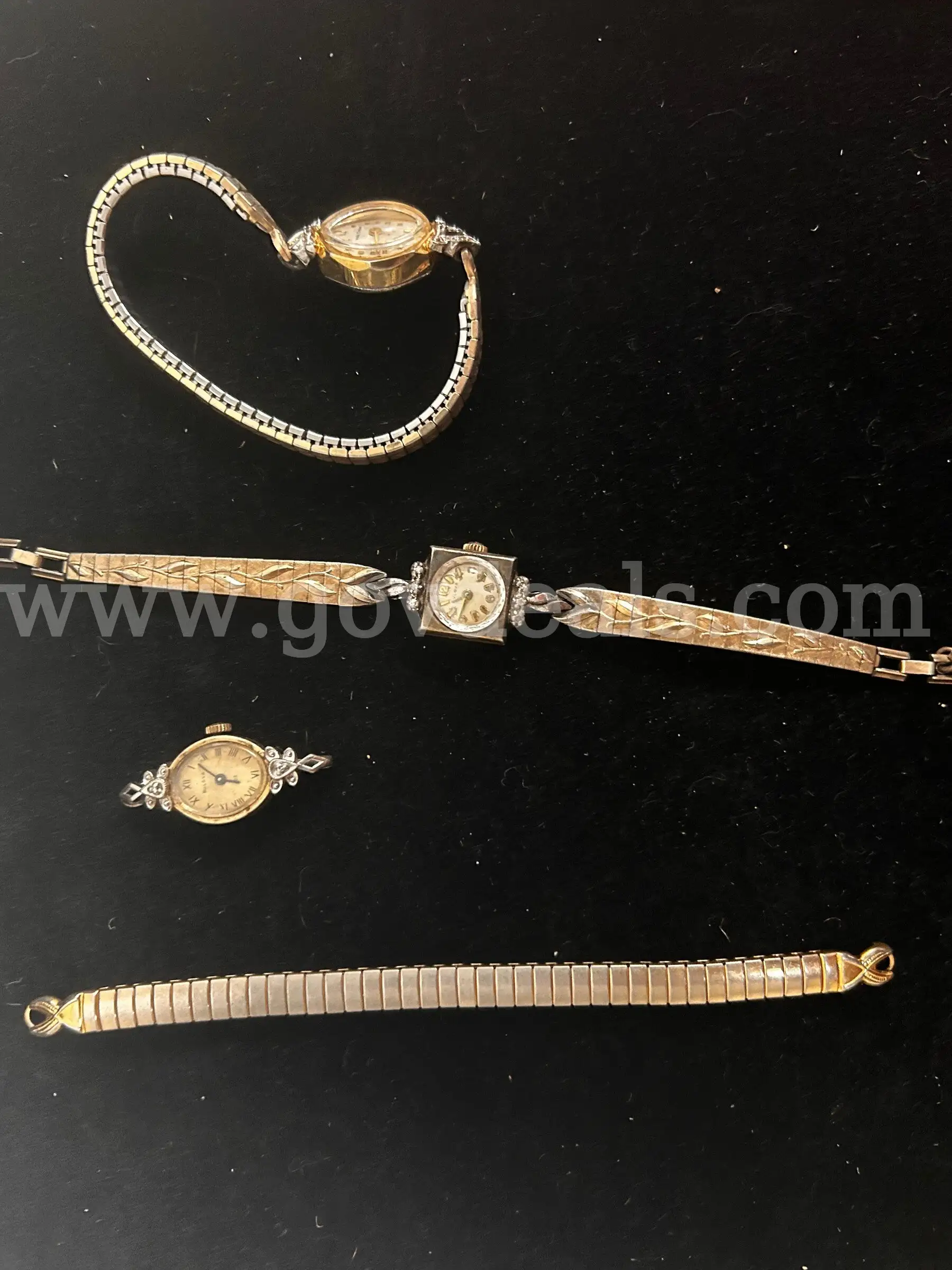 Three Ladies Watches Including Waltham & Bulova
