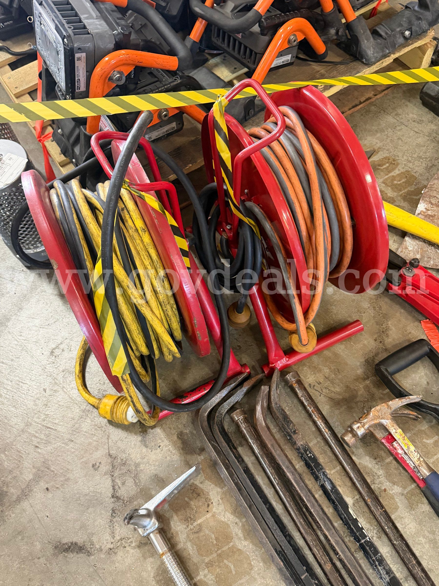 Assorted Fire Department Lighting & Electrical Equipment Used Surplus