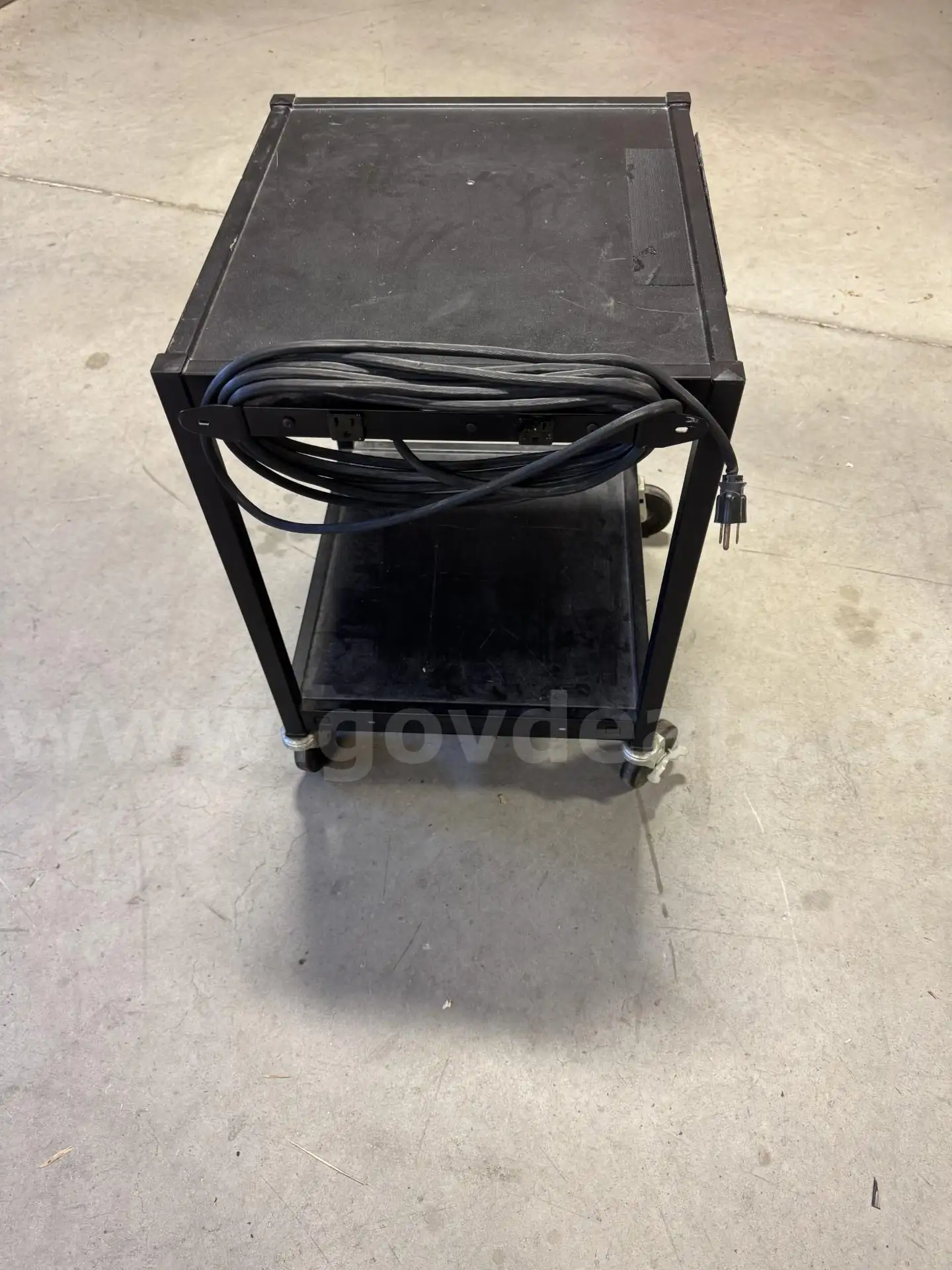 Metal Cart w electric hook up