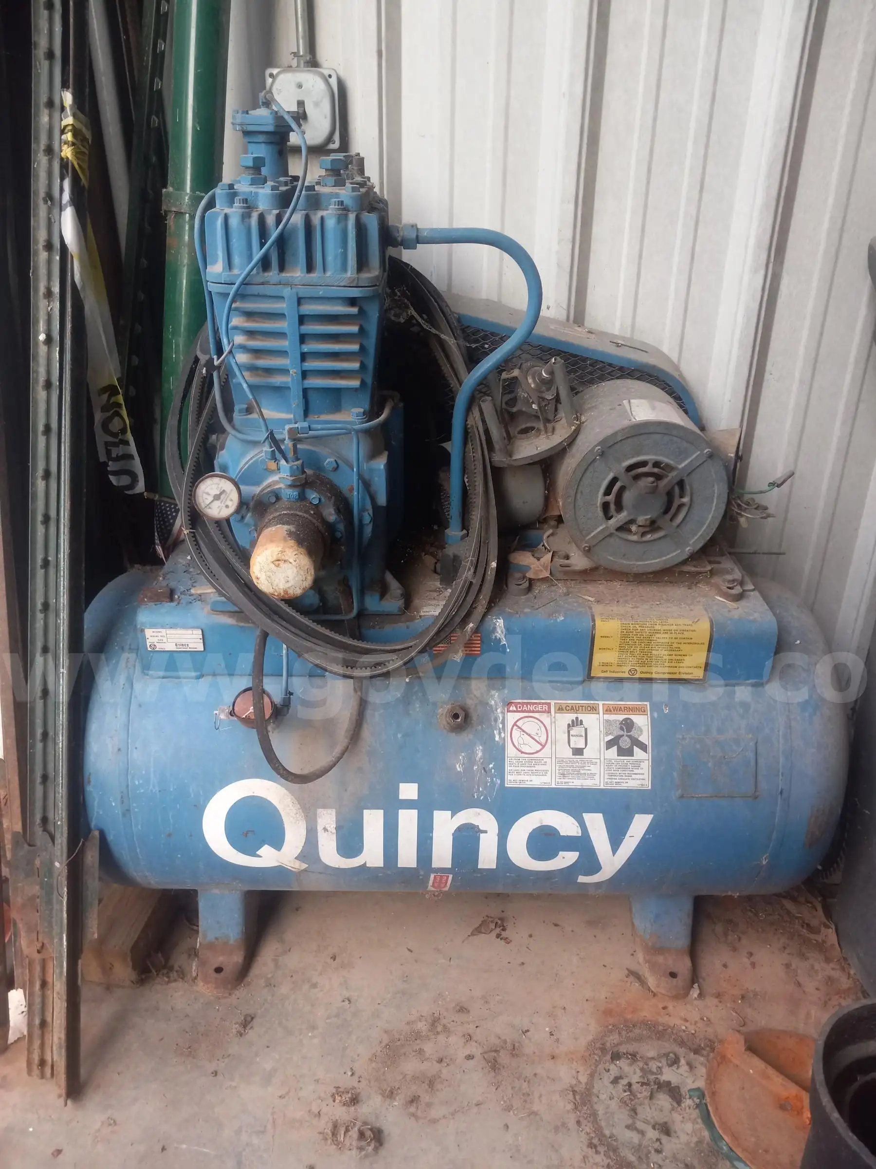 Quincy Air Compressor parts only does not run