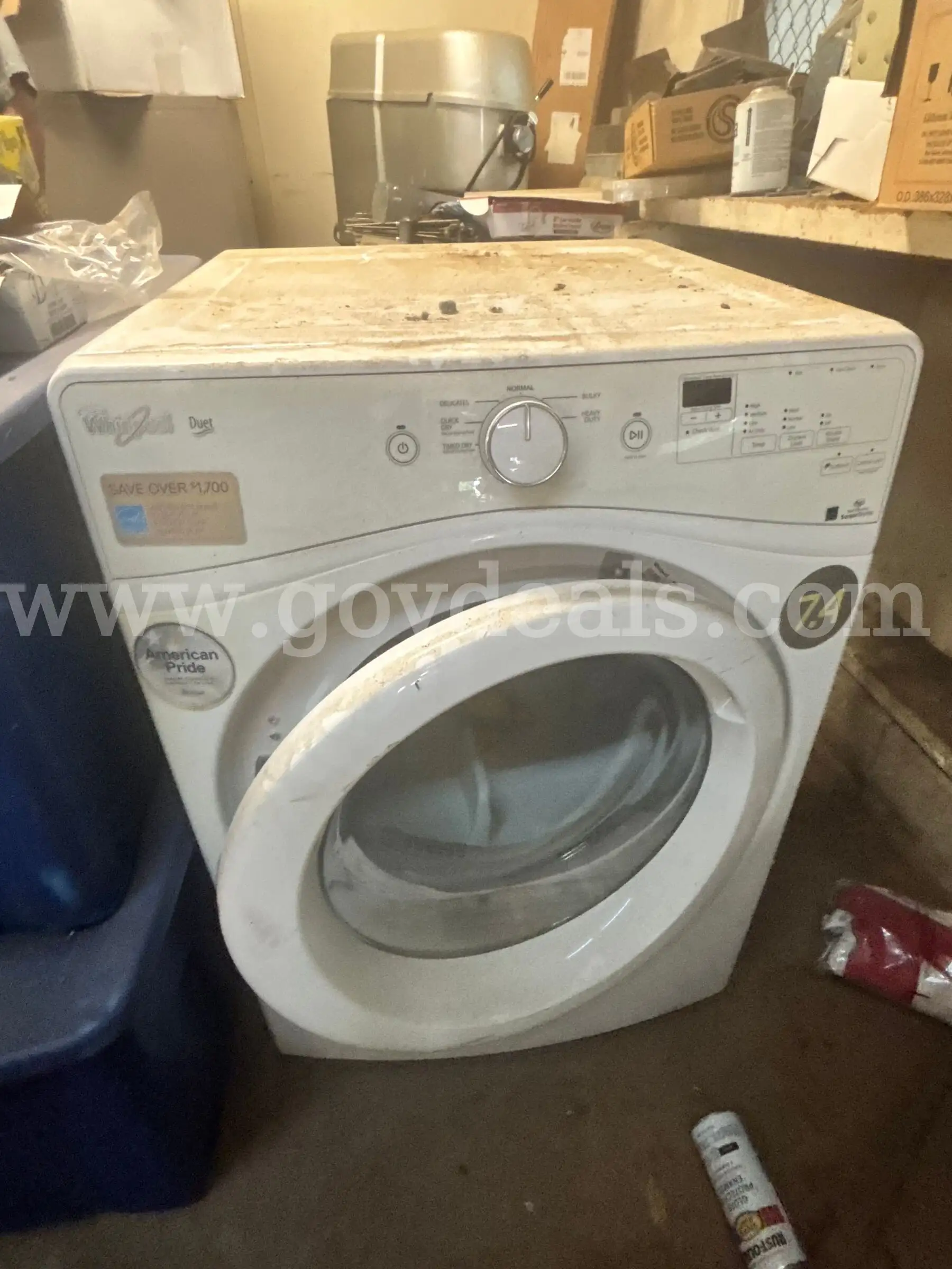 Whirlpool Duet Front Load Electric Dryer Model WED72HEDW0