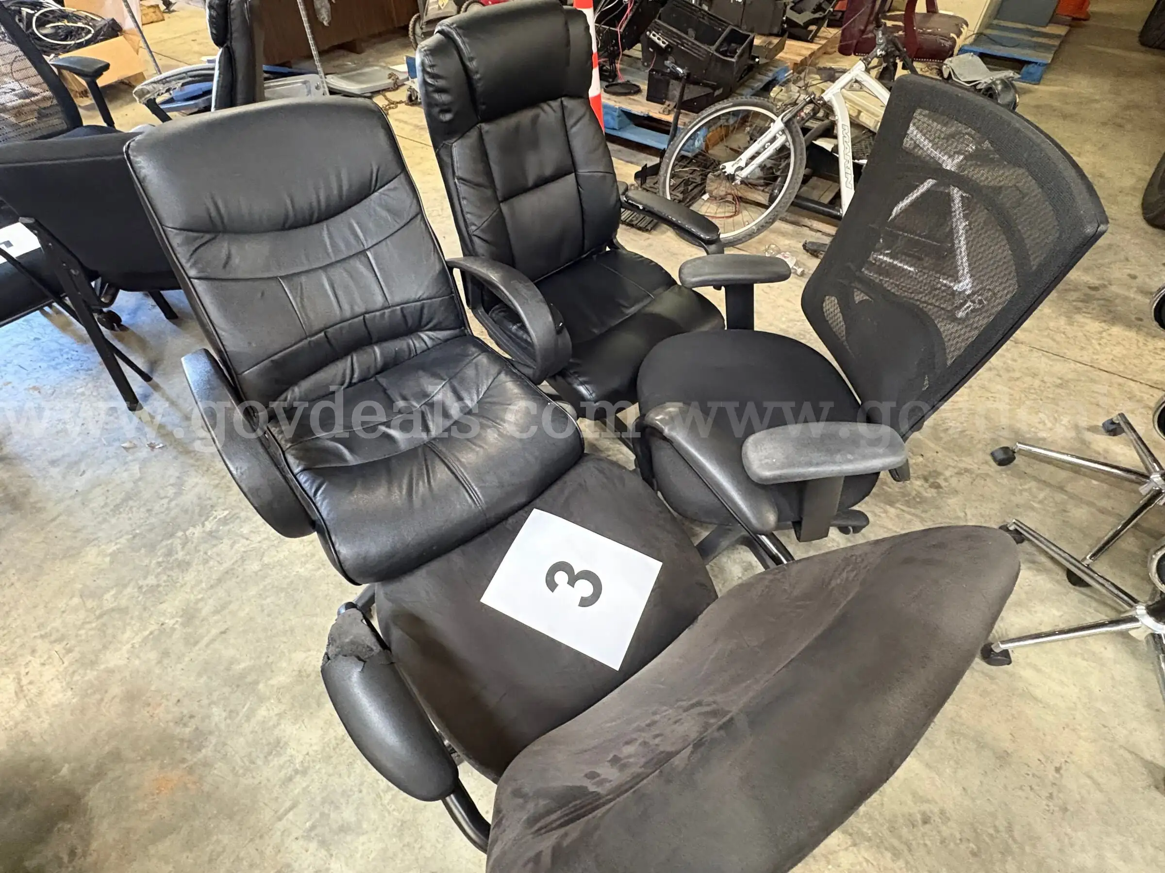 Set of 4 Office Chairs