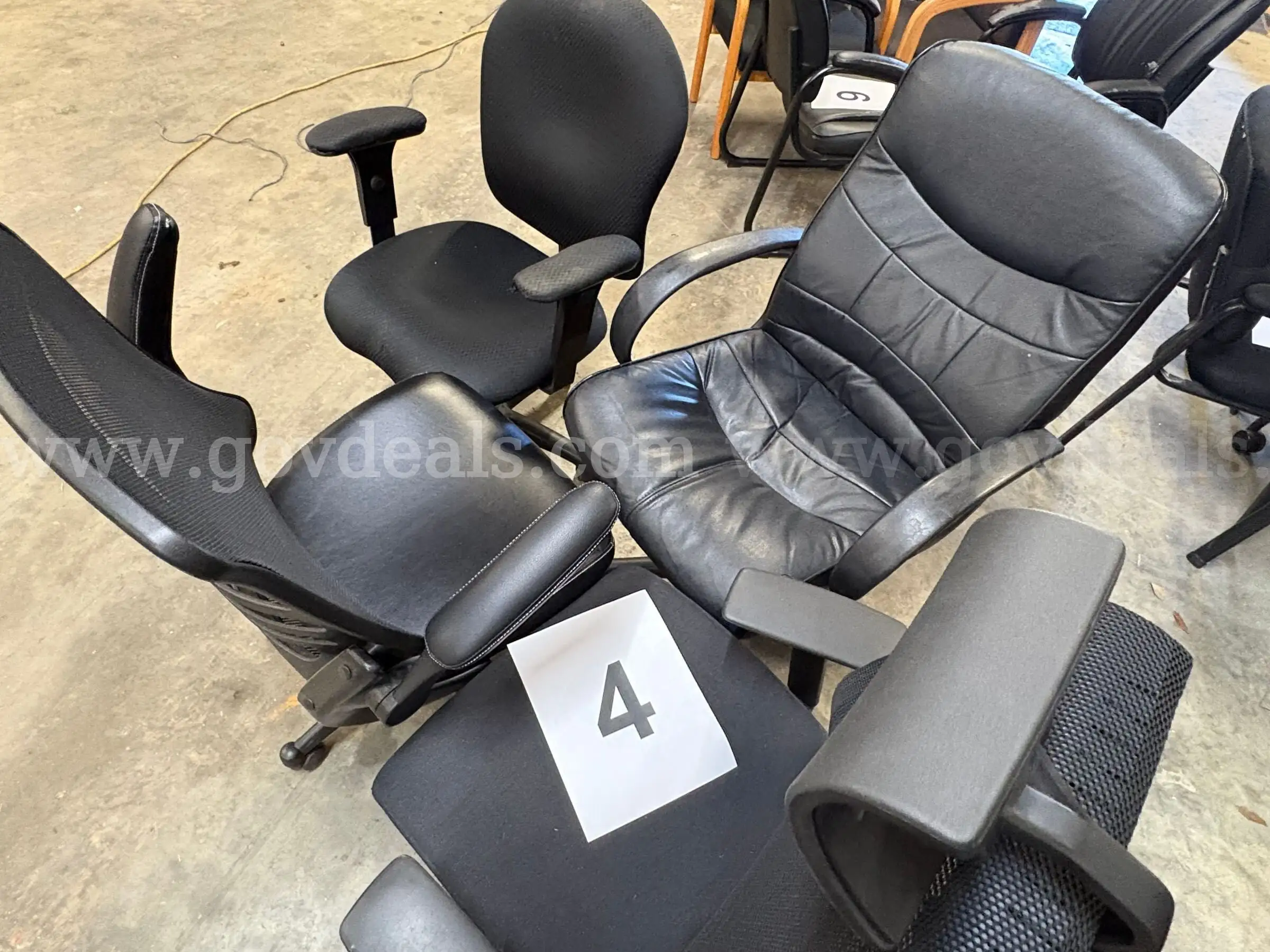 Set of 4 Office Chairs
