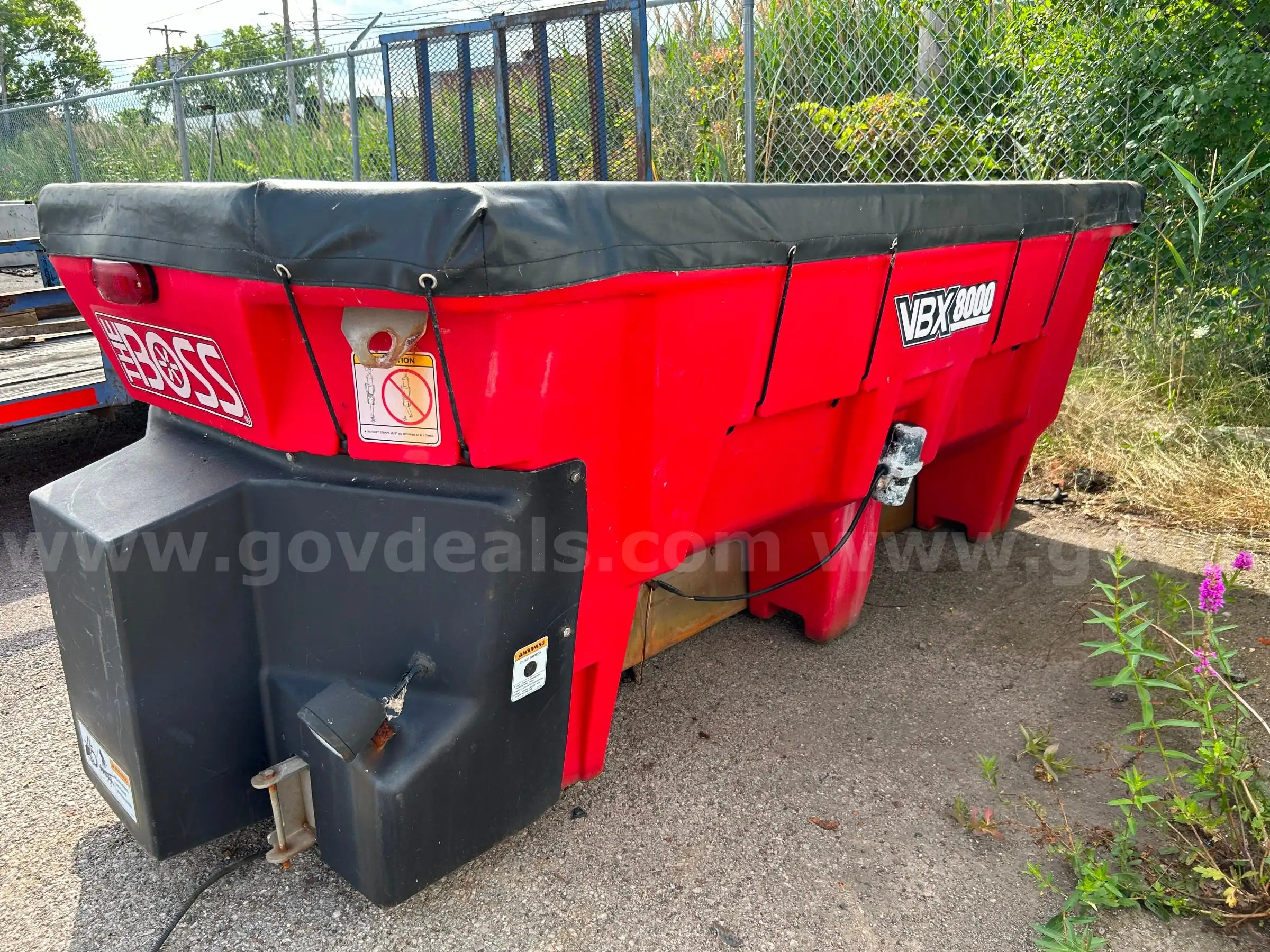 BOSS VBX8000 Salt Spreader