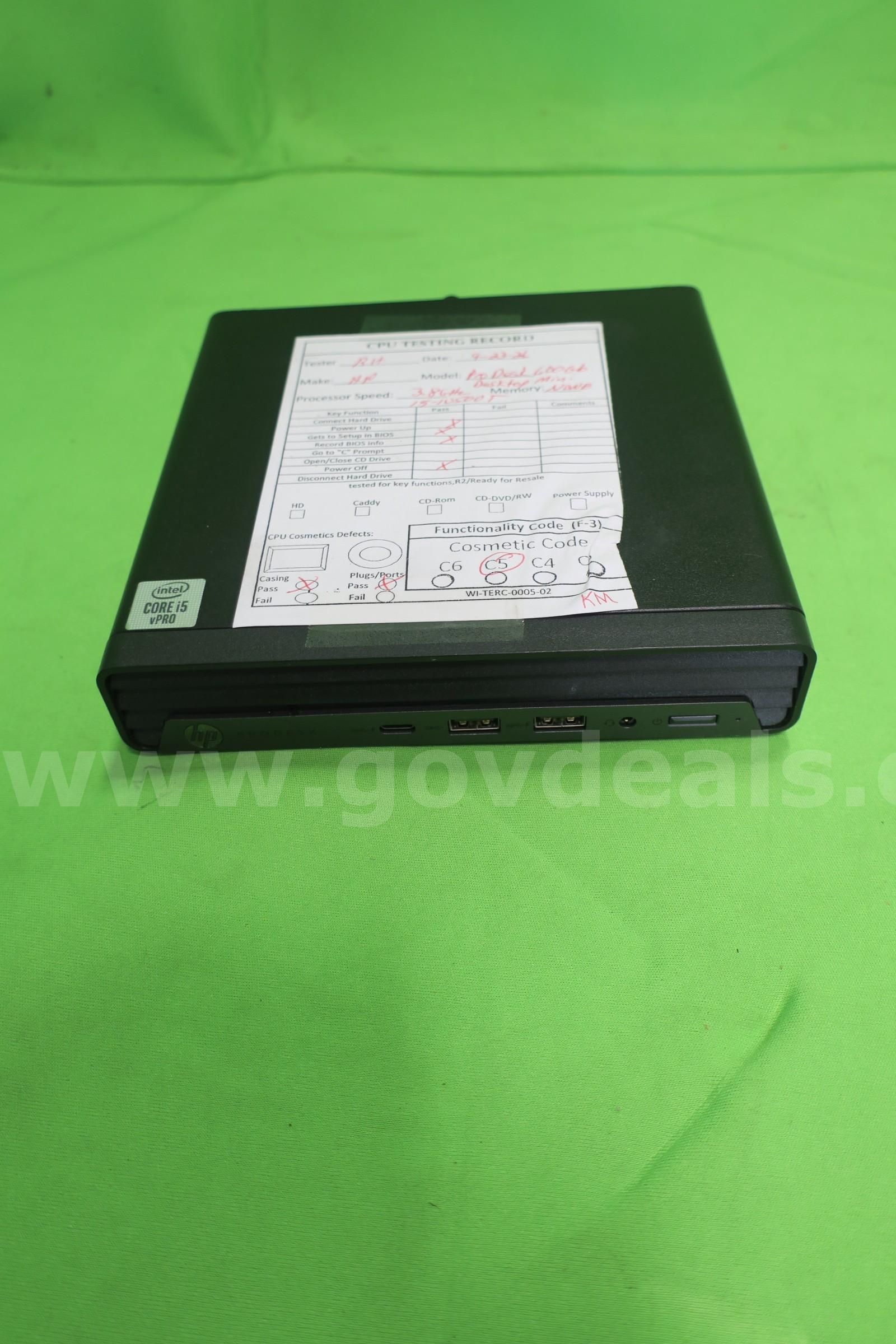 HP PRO DESK 600 G6