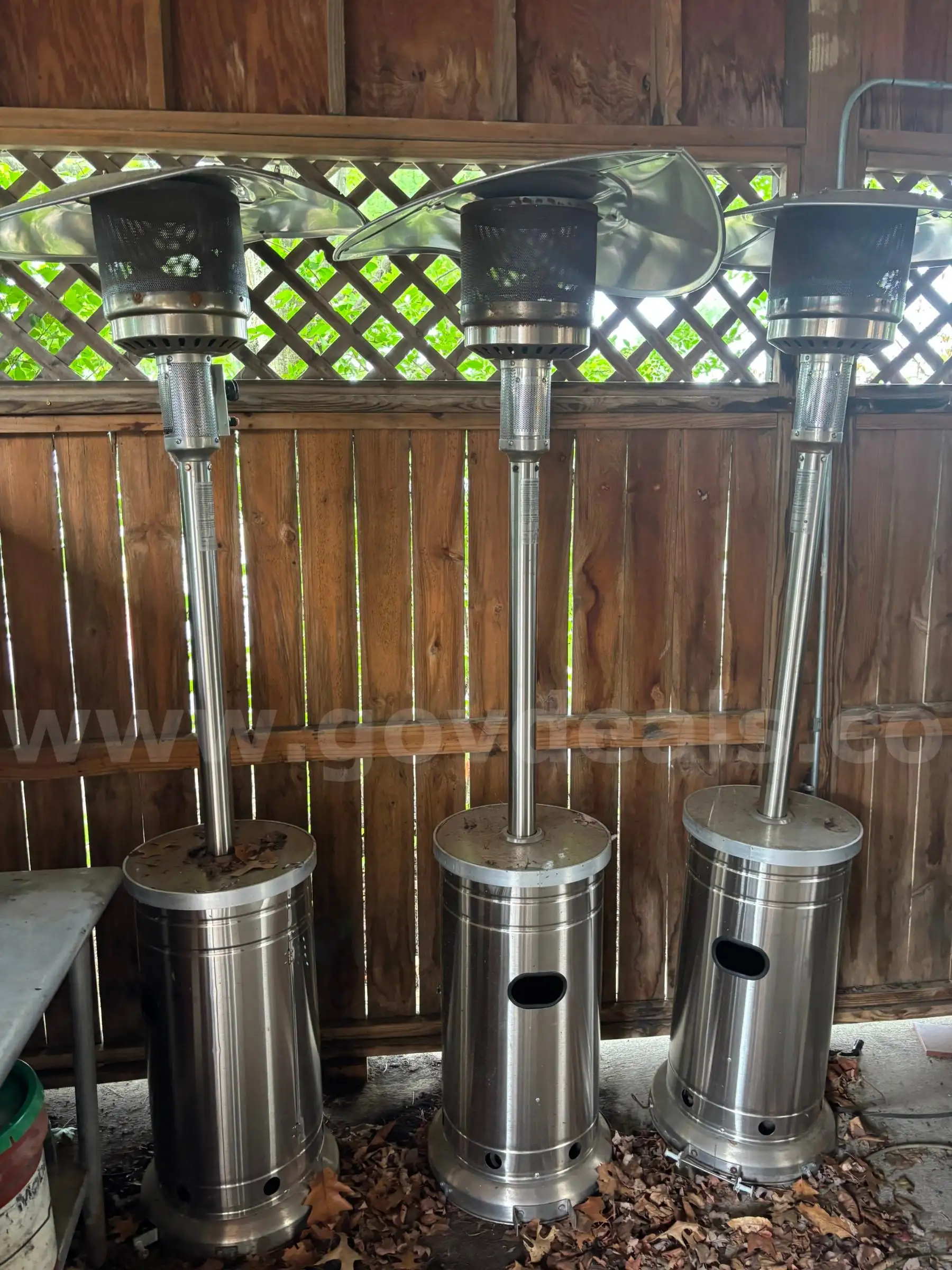 Patio Heaters (Lot of 3)