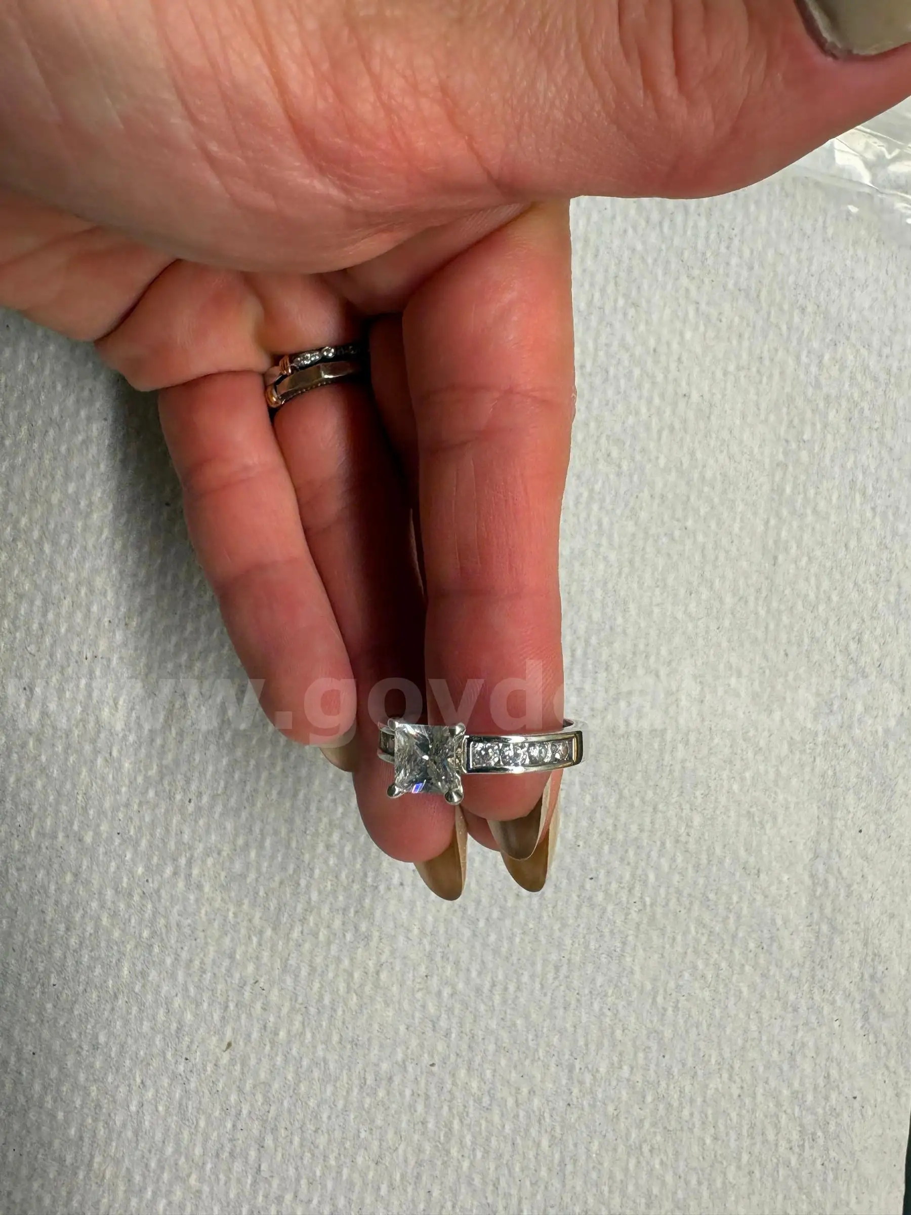 Fake women s wedding band
