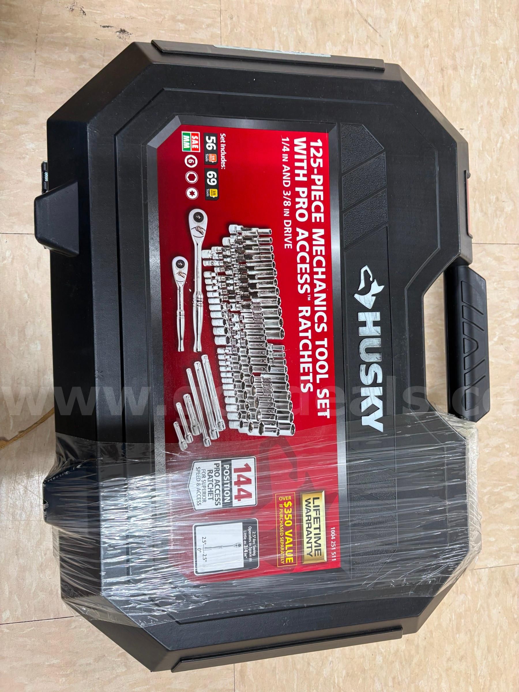 Husky 125-Piece Mechanics Tool Set