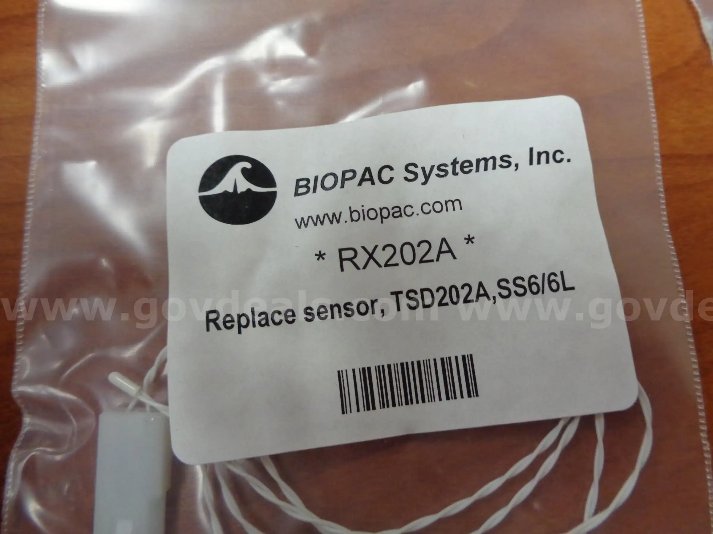 BIOPAC SYSTEMS - Sensor for SS6 6L+TSD202A (repl.)