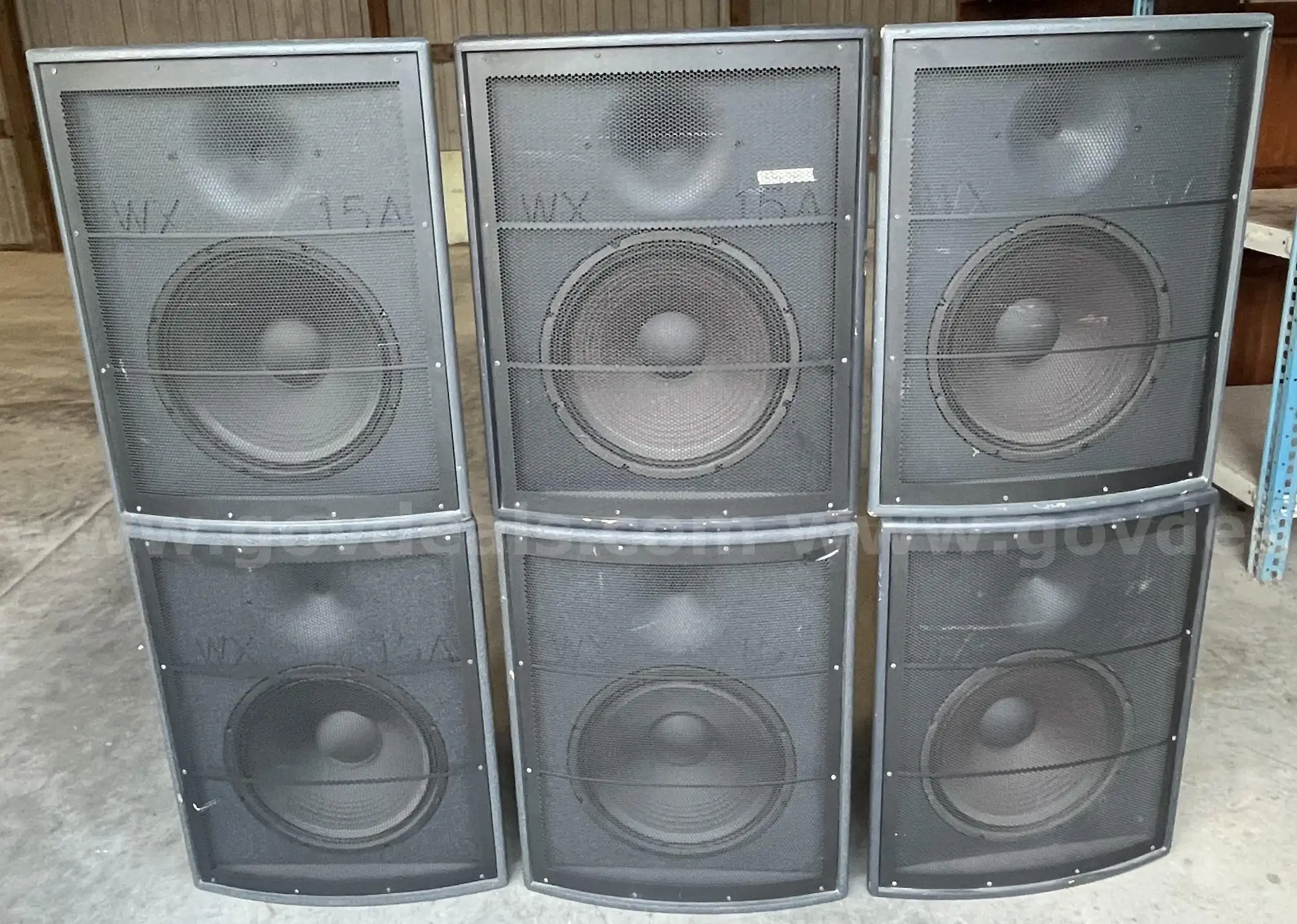 Lot of 6 Speakers