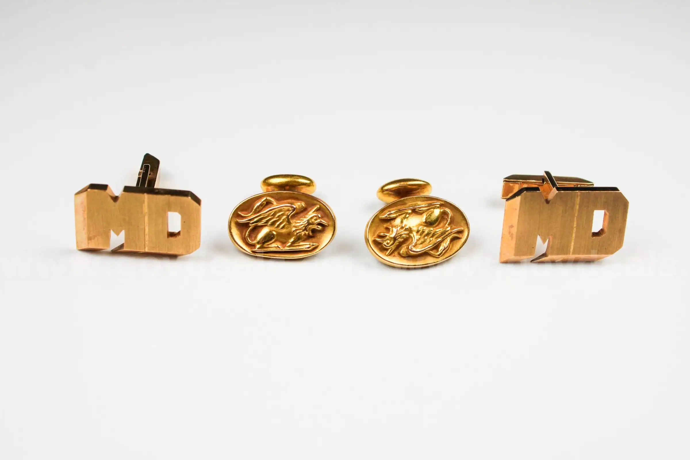 Solid Gold Cufflink Lot