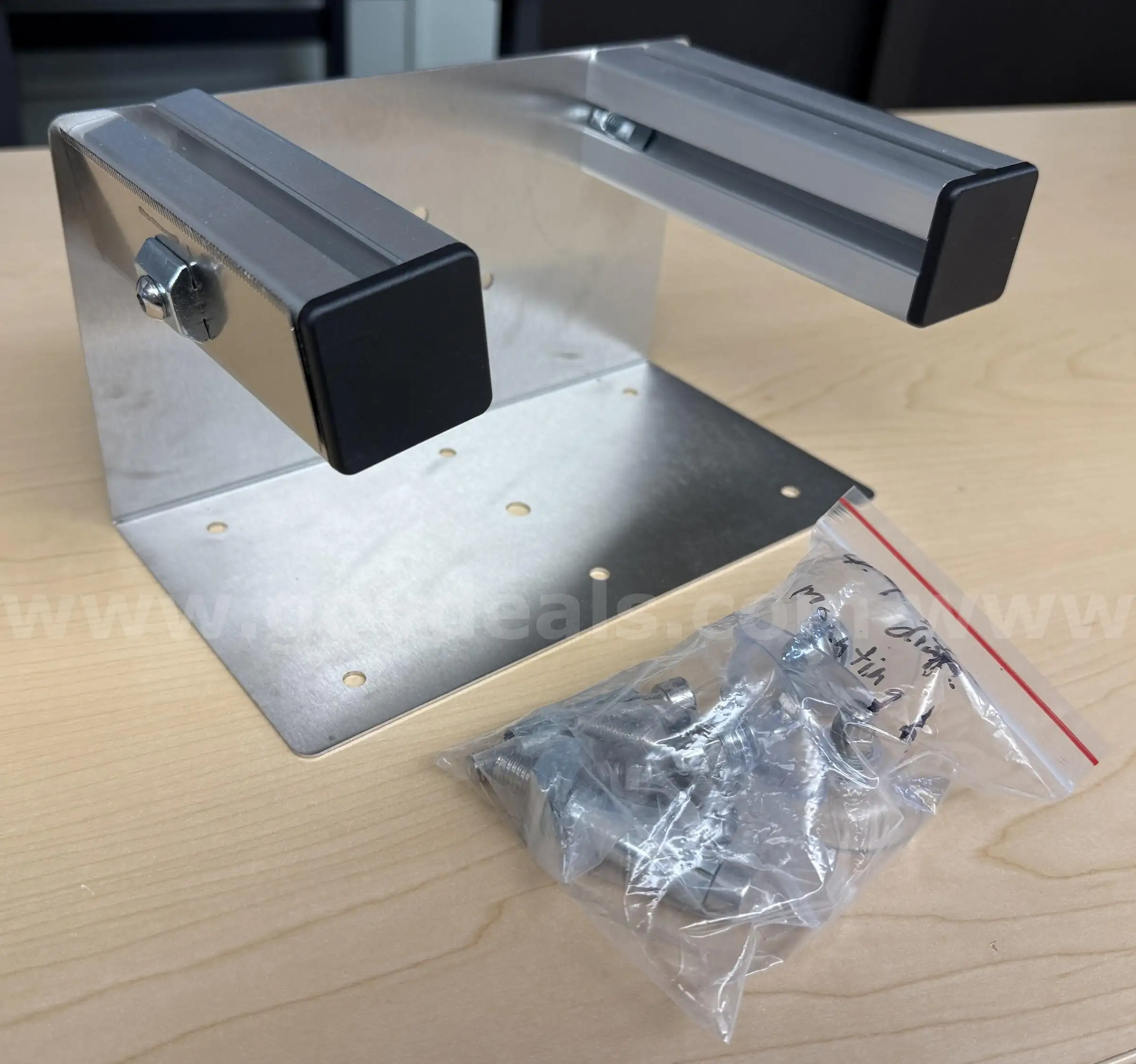 4.7 inches wide stainless steel Desktop or Wall-Mounted Tape Label Dispenser