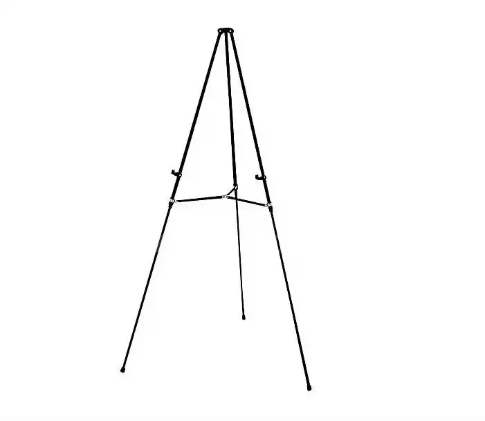 1 Black Easel Stand by Quartet w 4 packs of easel pads-2 pack. Sold As Is.
