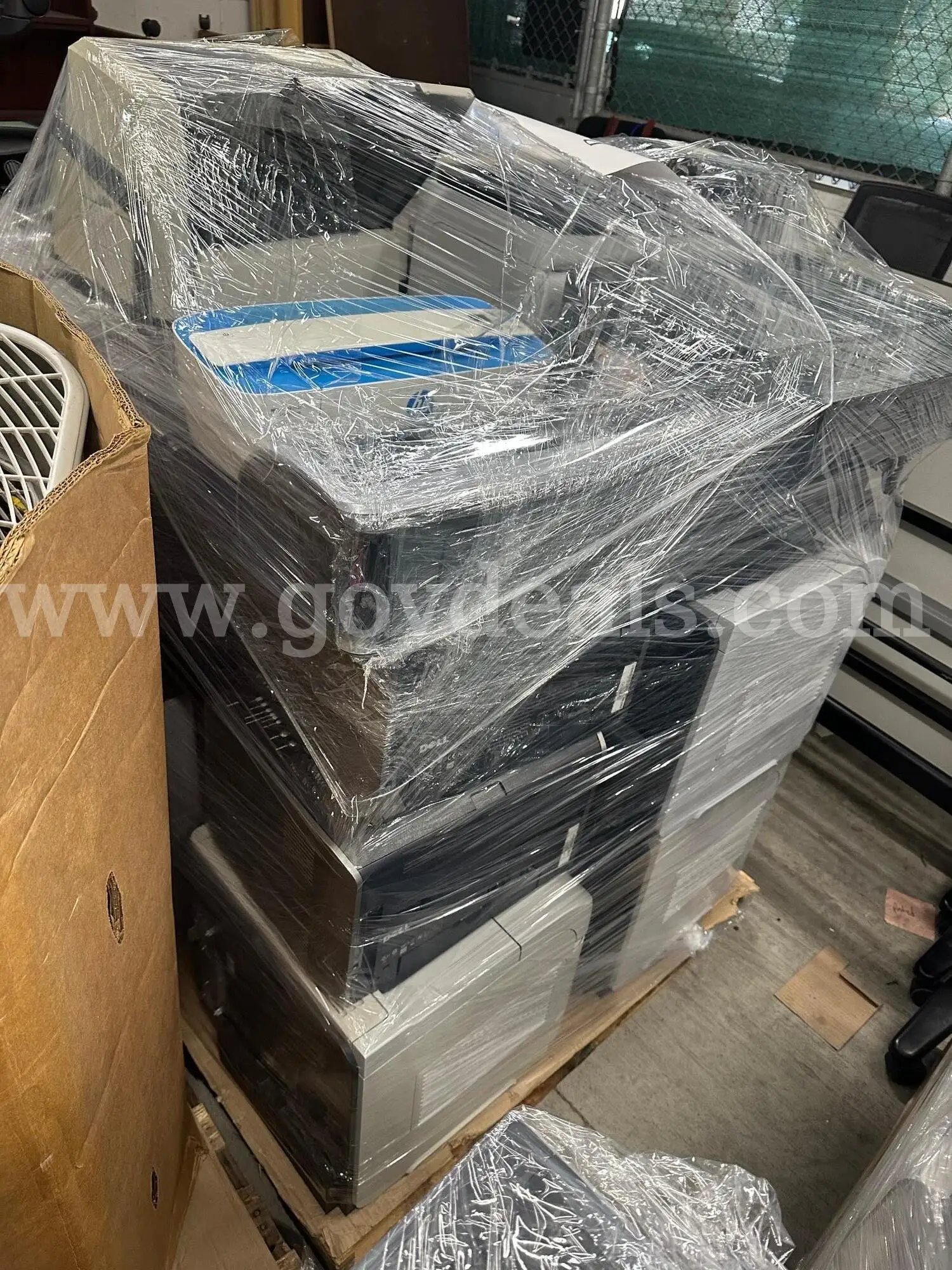 Pallet of printers