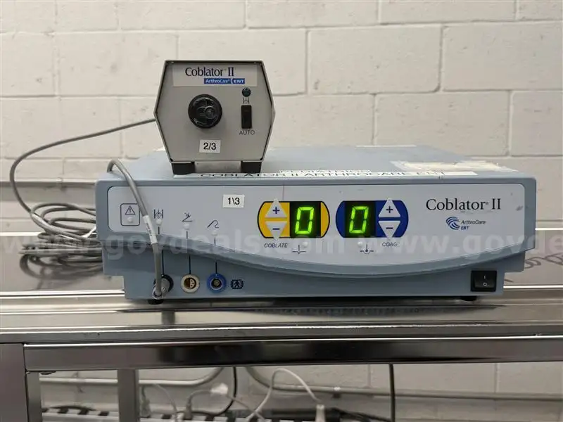 ARTHROCARE RF8000E ENT COBLATOR SN#C12271