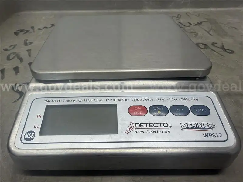 DETECTO WPS12 MARINER DIGITAL SCALE