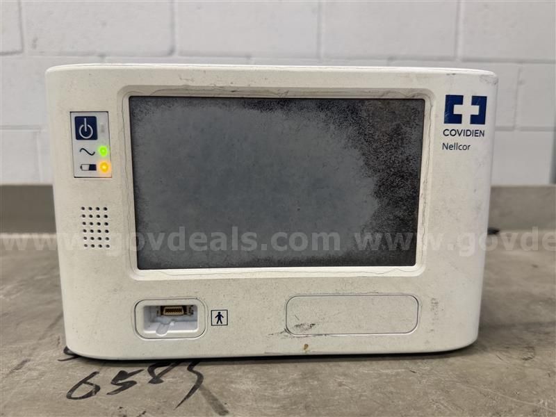 COVIDIEN NELLCOR PM1000N BEDSIDE RESPIRATORY PATIENT MONITOR SYSTEM SN#GBB1501020
