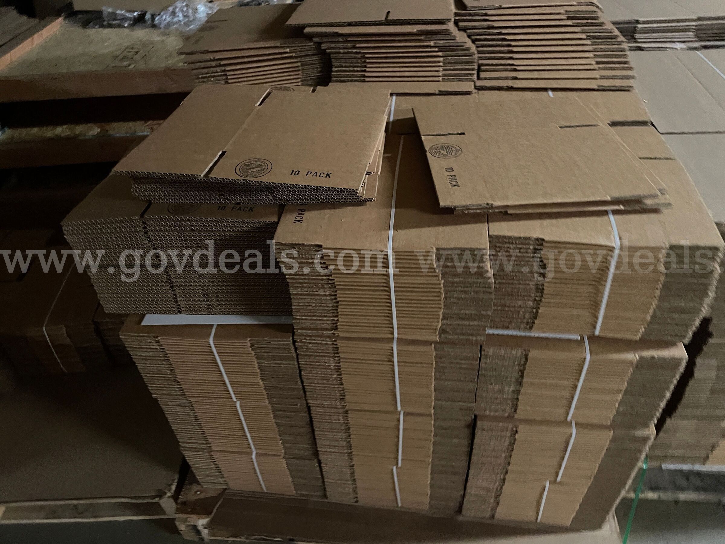 Lot of New Corrugated Cardboard Shipping Boxes - Multiple Bundles