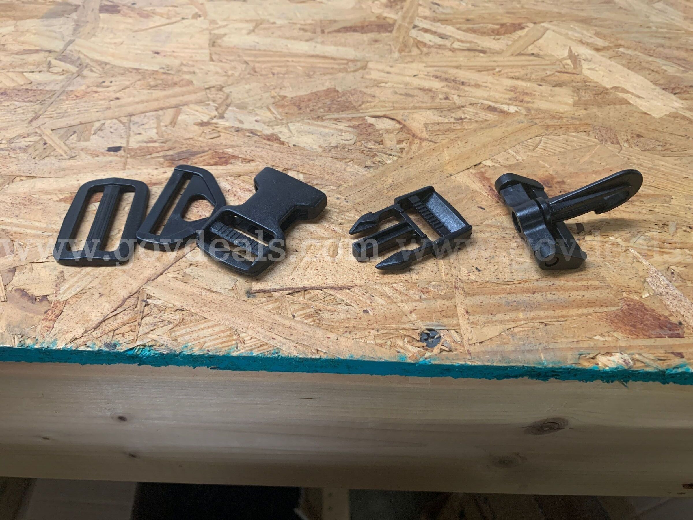 Large Lot of New Plastic Strap Hardware Buckles Tri-Glides and Side-Release Components