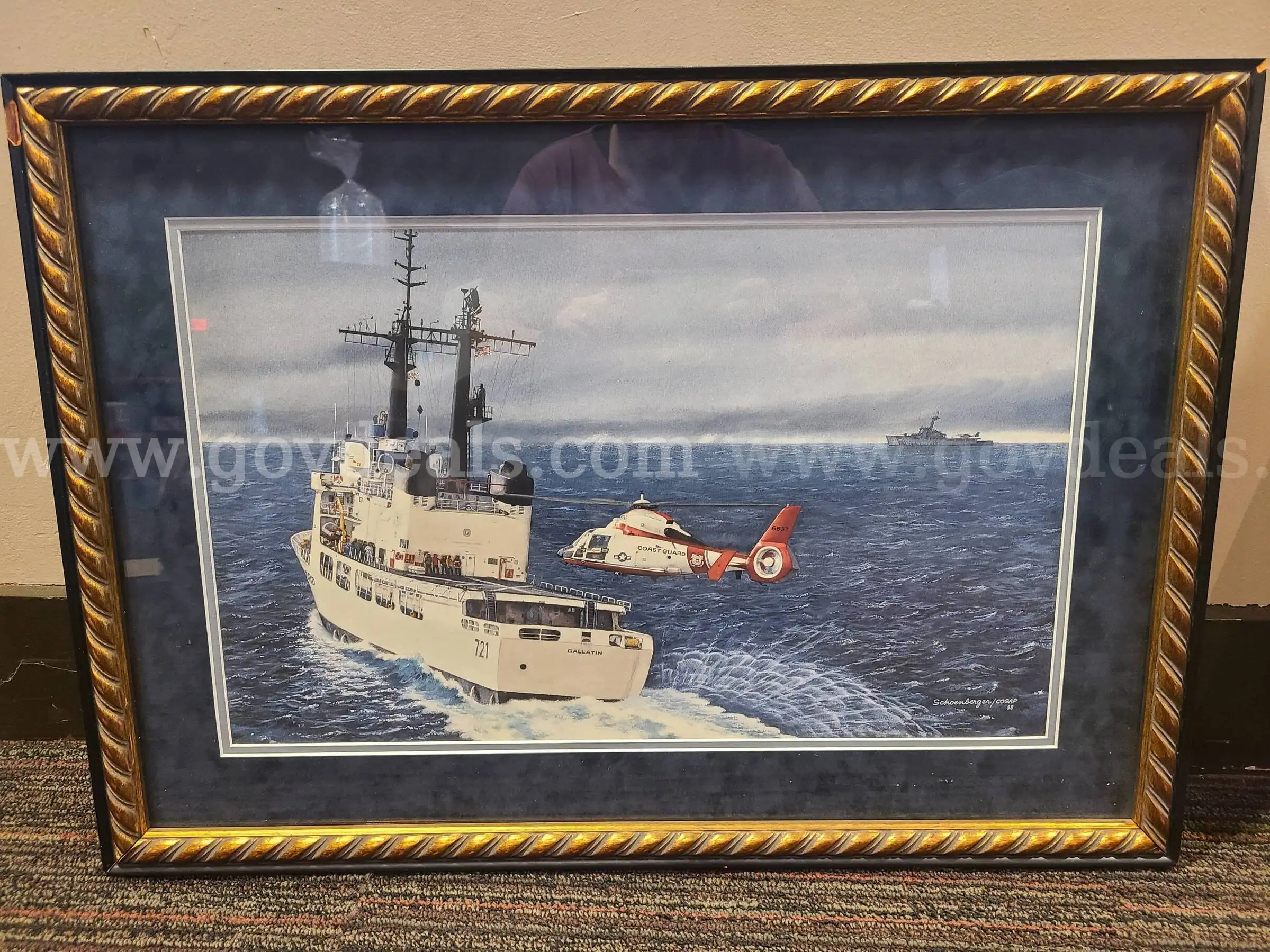 Decorative Framed Coast Guard Pictures