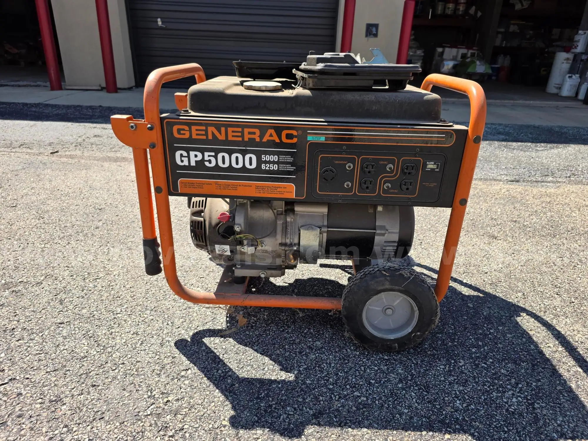 Generac GP5000 5000 Watt Gas Generator