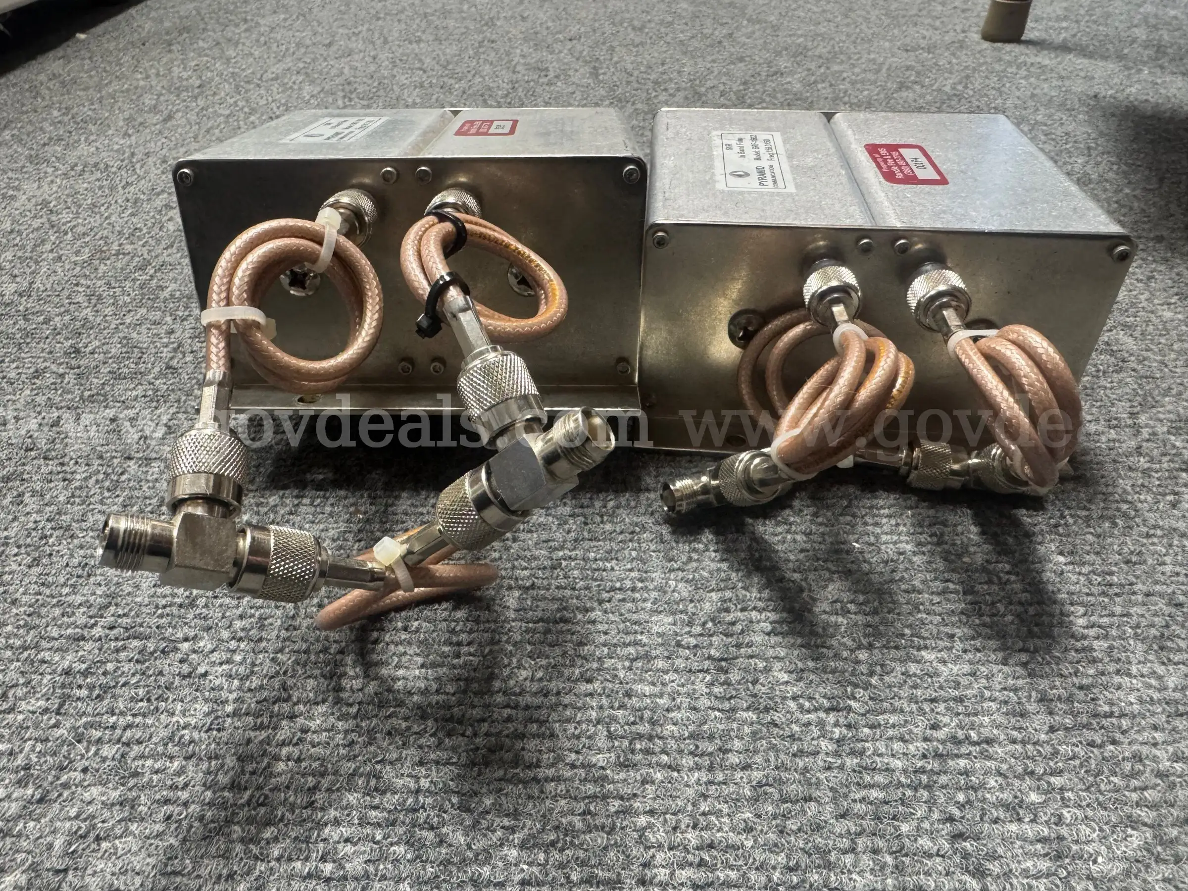 Lot of Pyramid Communications SVR in-band radio filters