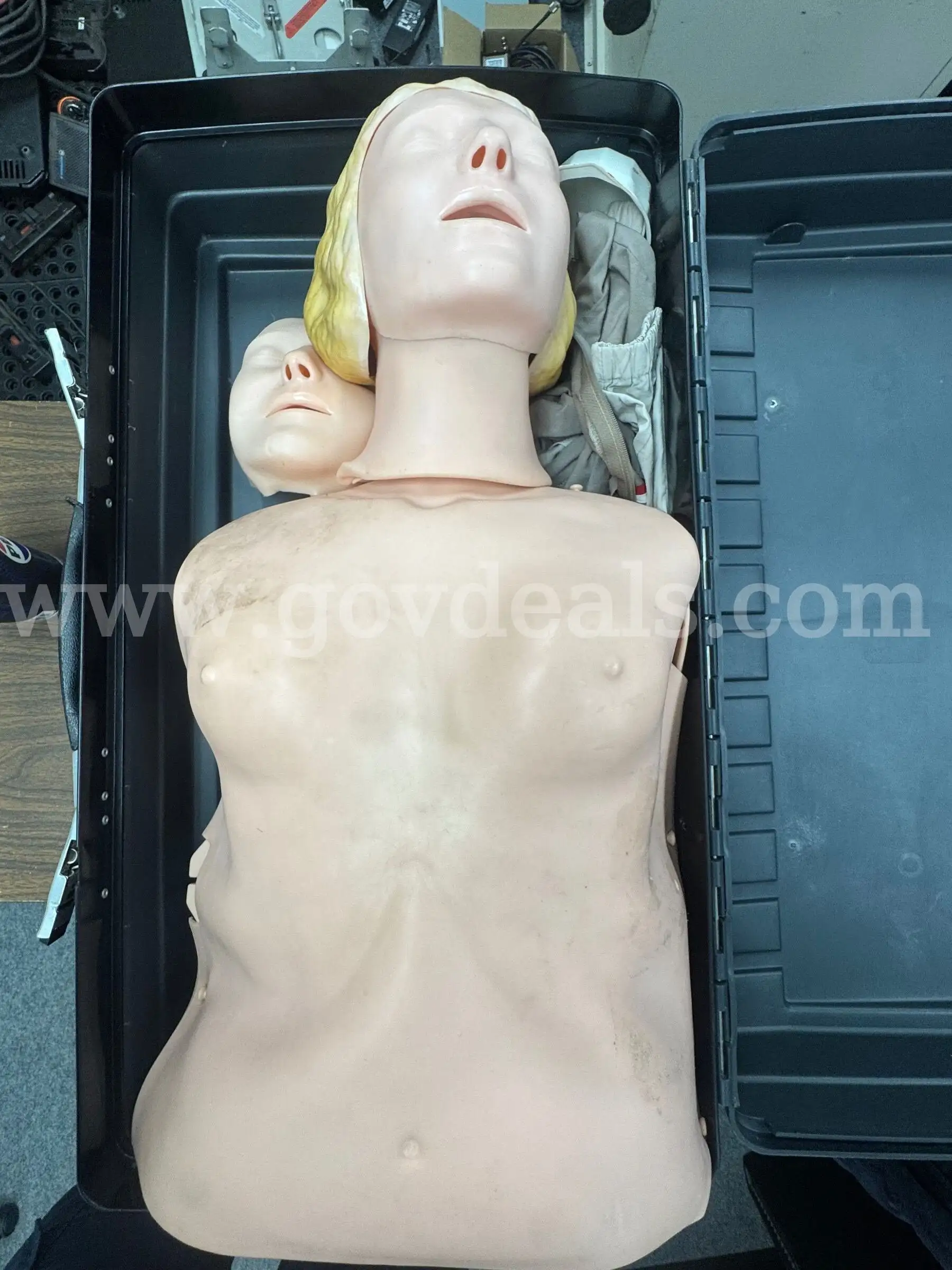 Laerdal Resusci Anne CPR Manikin with Extra Face & Case