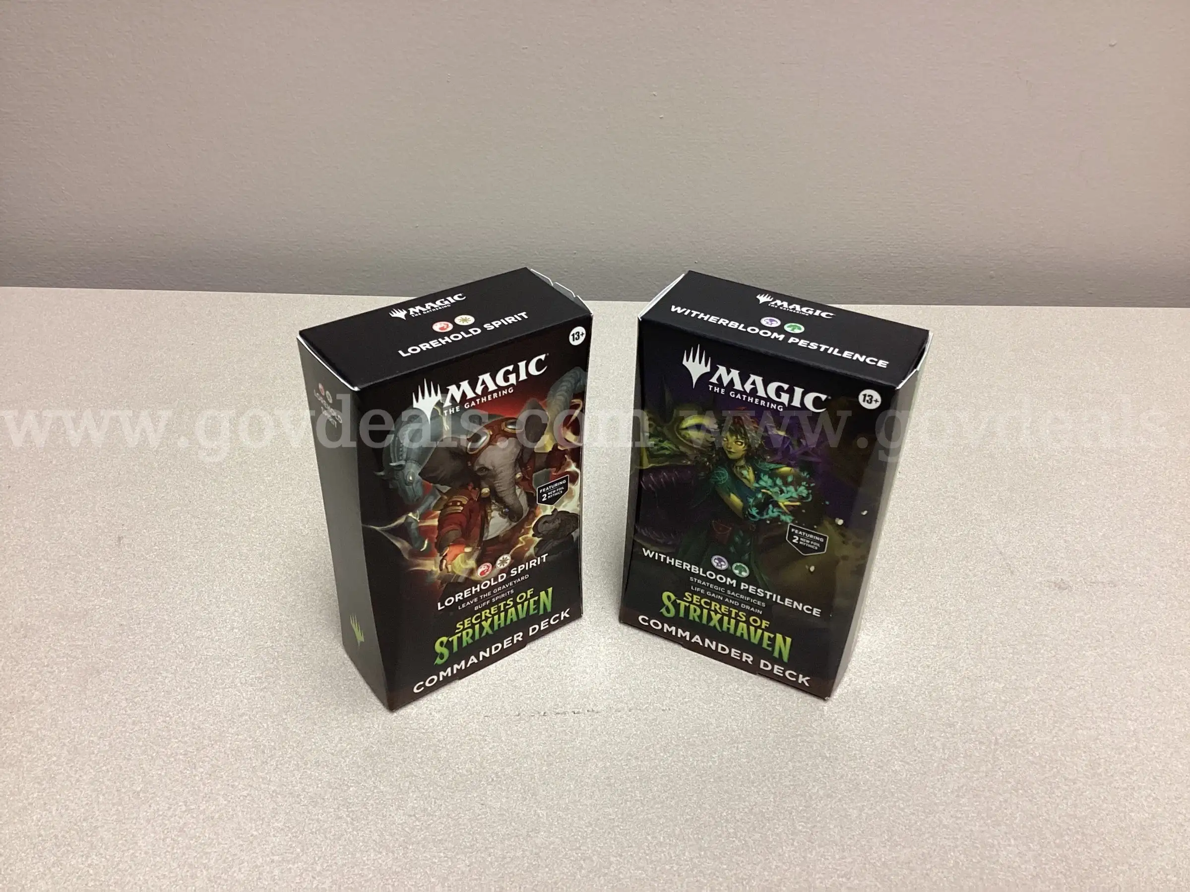 Magic the Gathering Secrets of Strixhaven Lorehold Spirits Witherbloom Pestilences commander deck