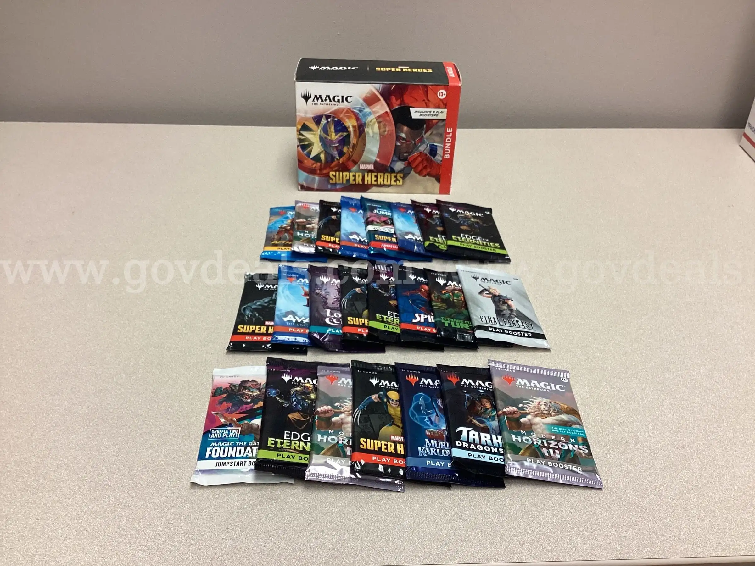 Magic the Gathering Marvel Superheroes Bundle 23 Magic booster packs