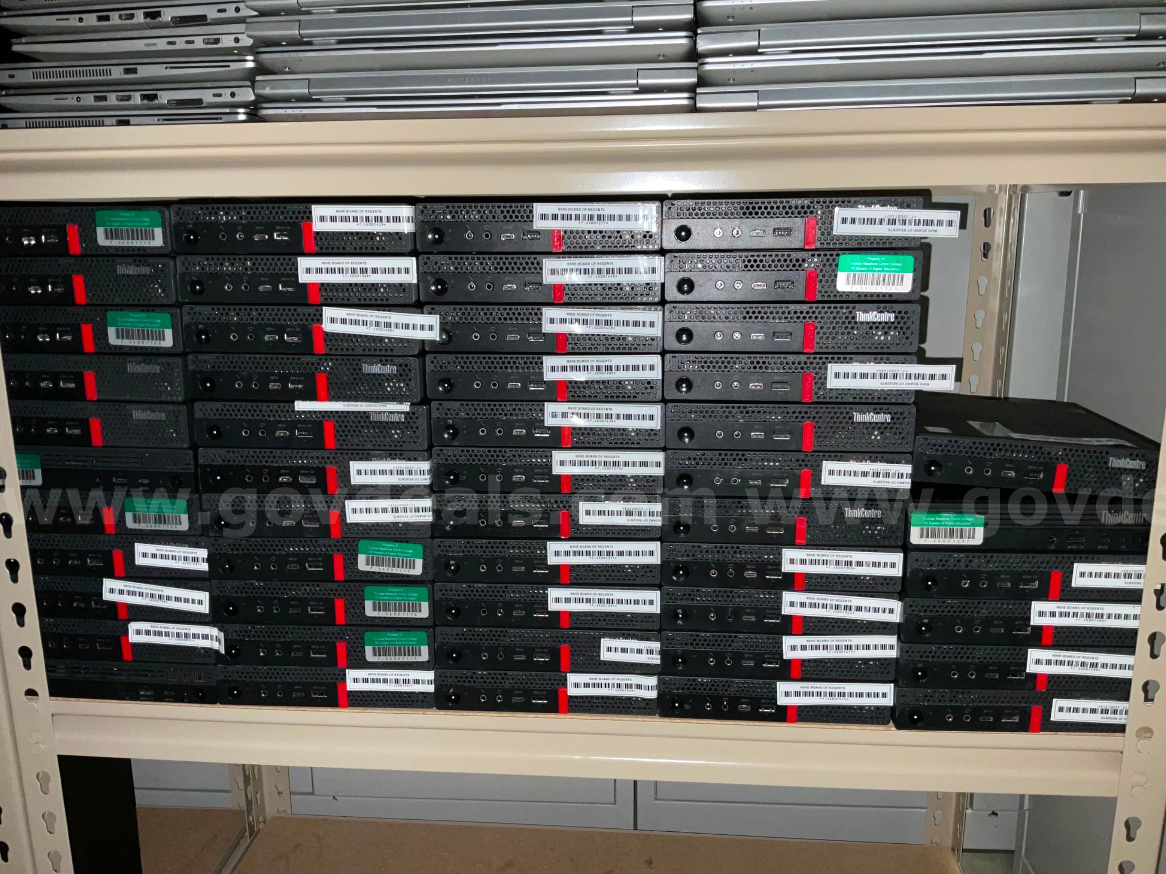 Lot of mini Lenovo Desktops