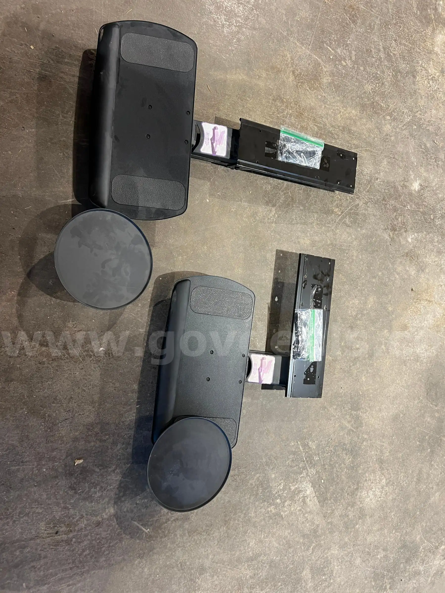Under Desk Keyboard and Mouse Tray - Lot of 2