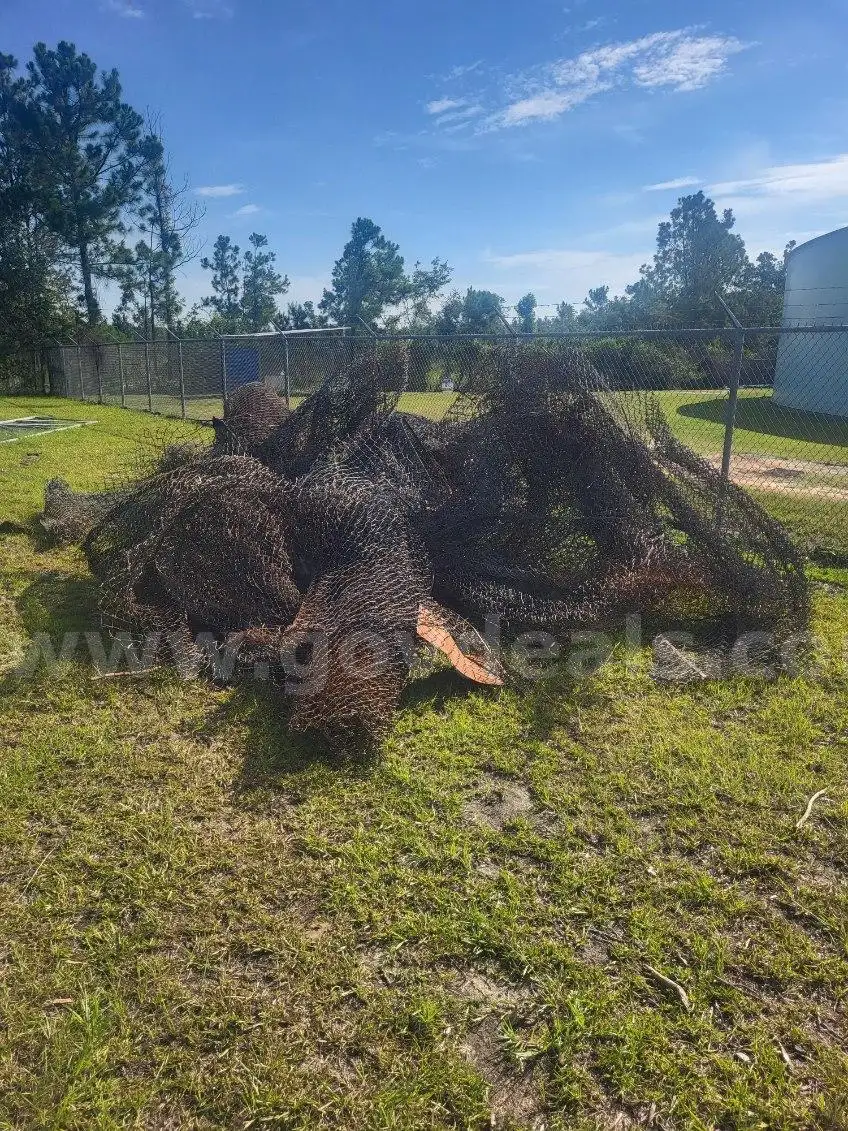 Bundles of Chain link fencing
