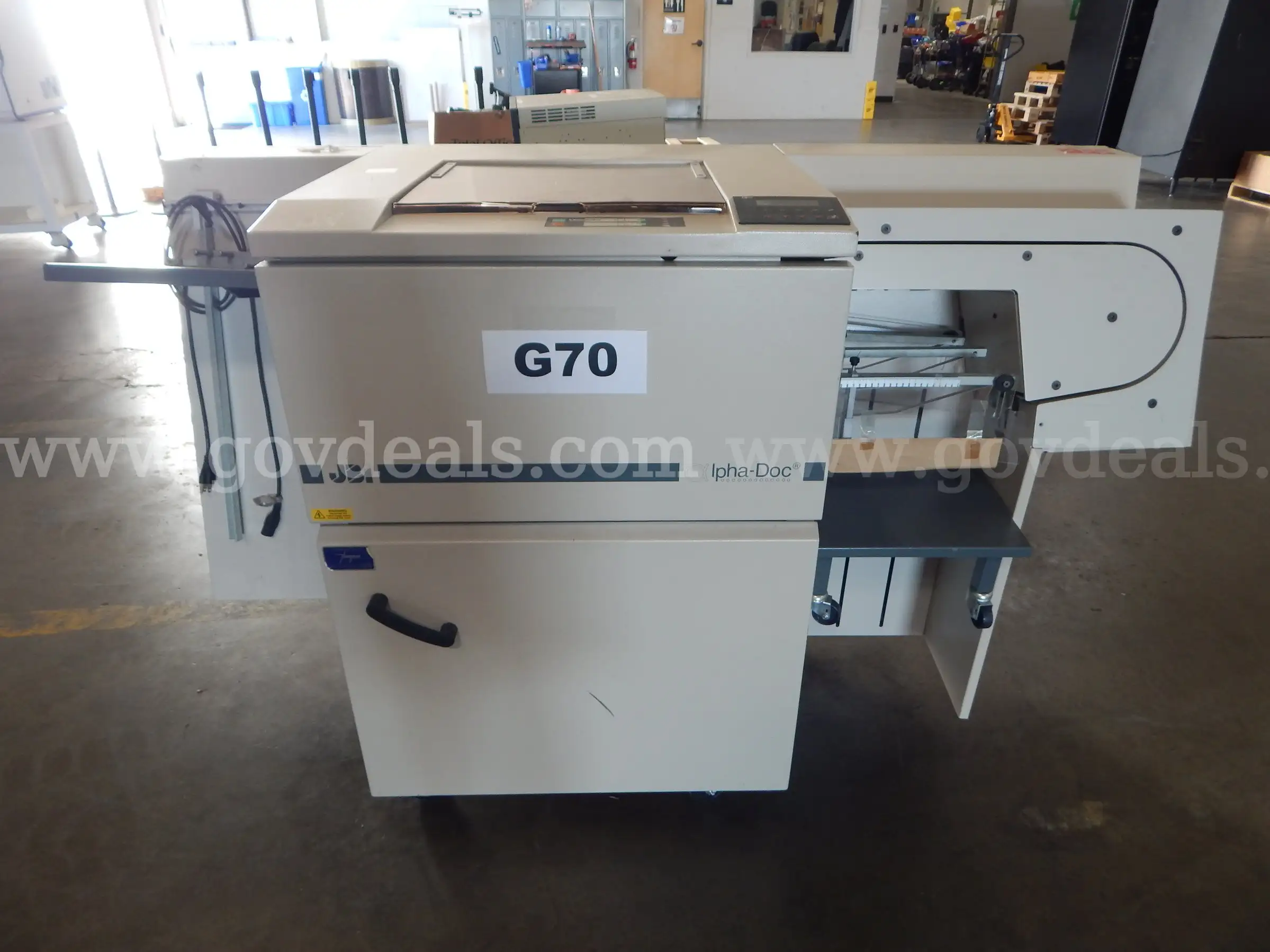 Lot G70 - (1) JBI Alpha-Doc