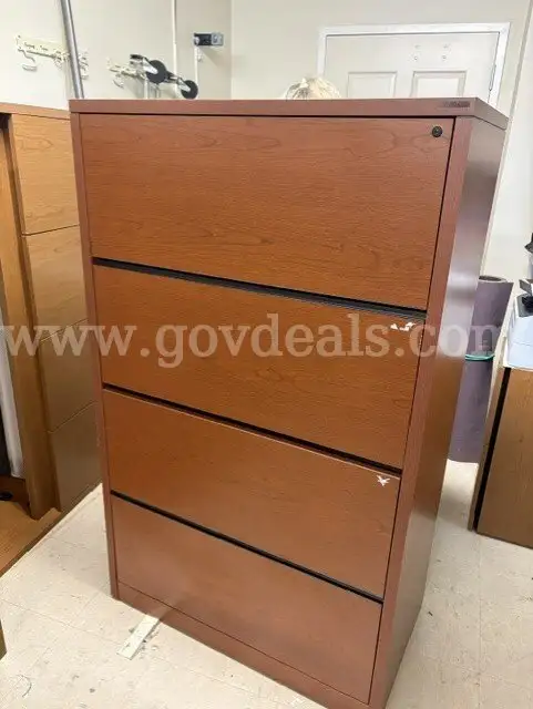 4-drawer vertical file cabinet