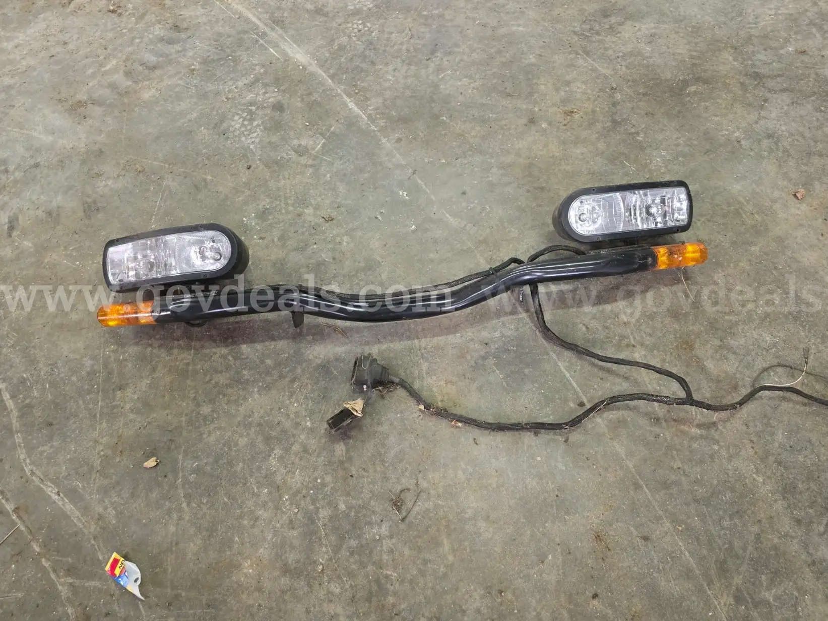 Lights for a BOSS plow