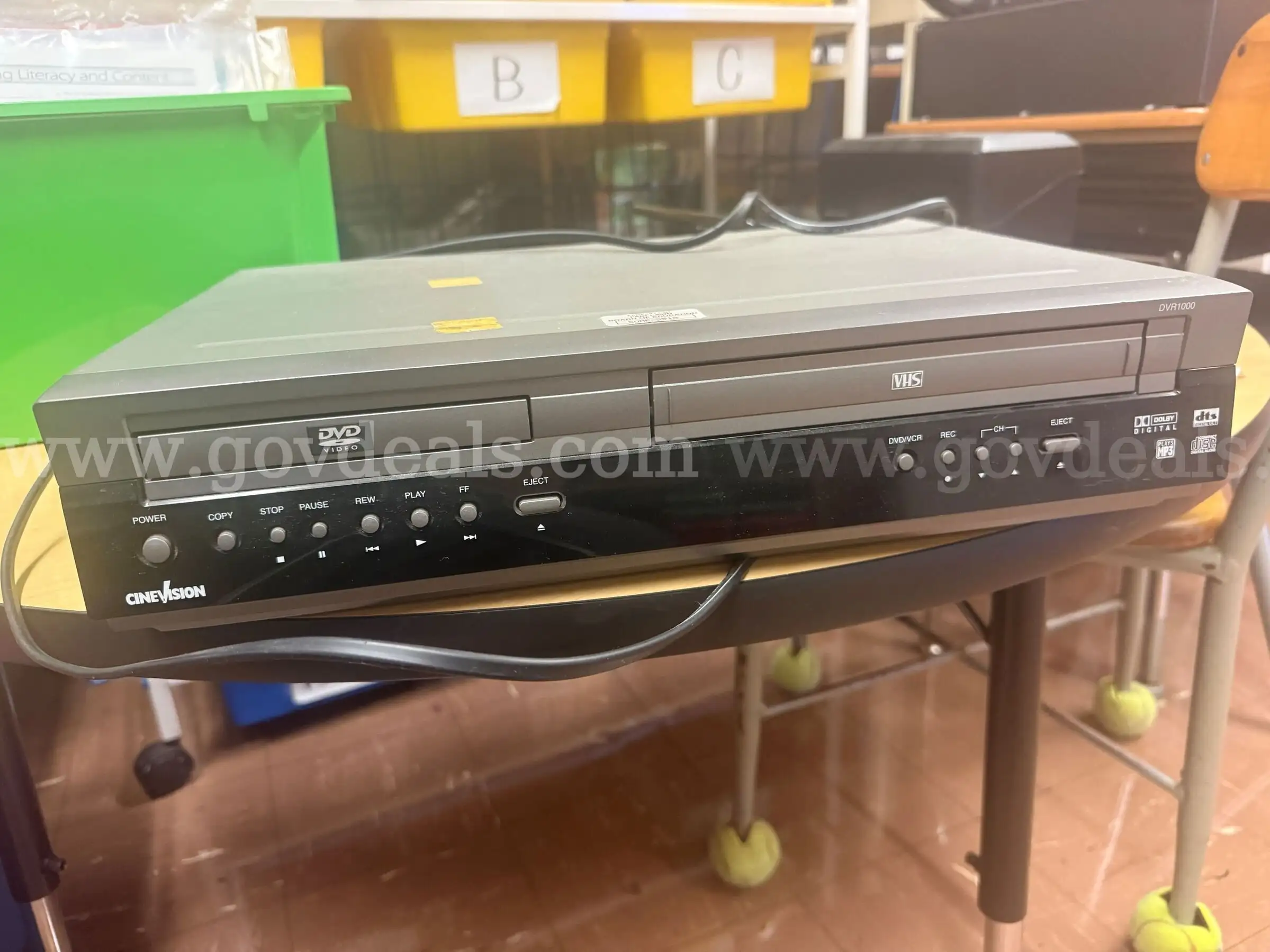 Cinevision VCR DVD Player Dual Deck
