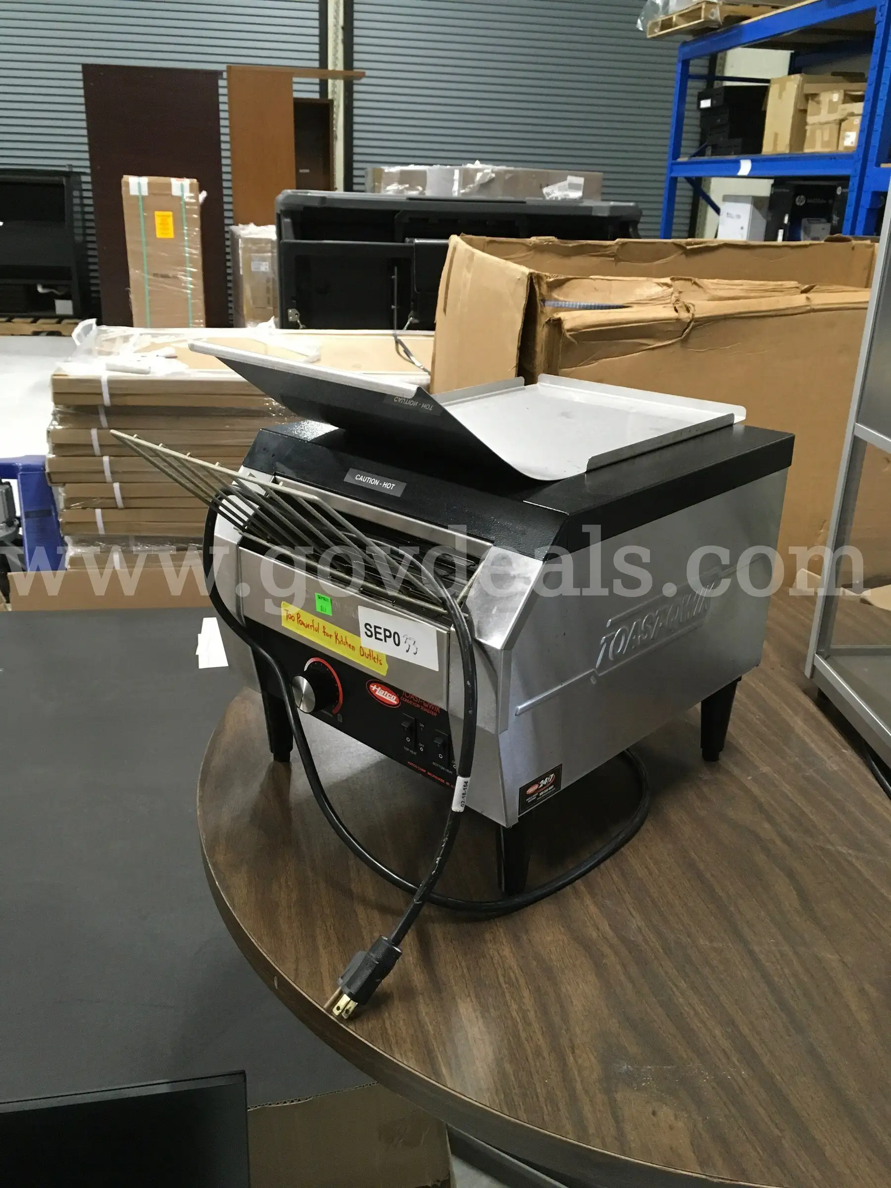 Hatco TQ-10 Toast Qwik Conveyor Toaster - 2 Opening 120V