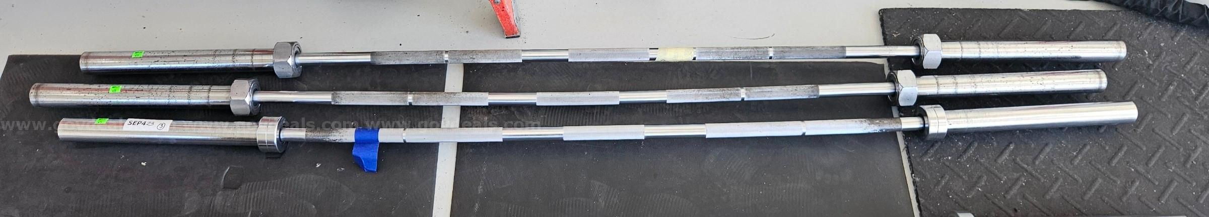 LOT (3) Olympic Bars - Bent