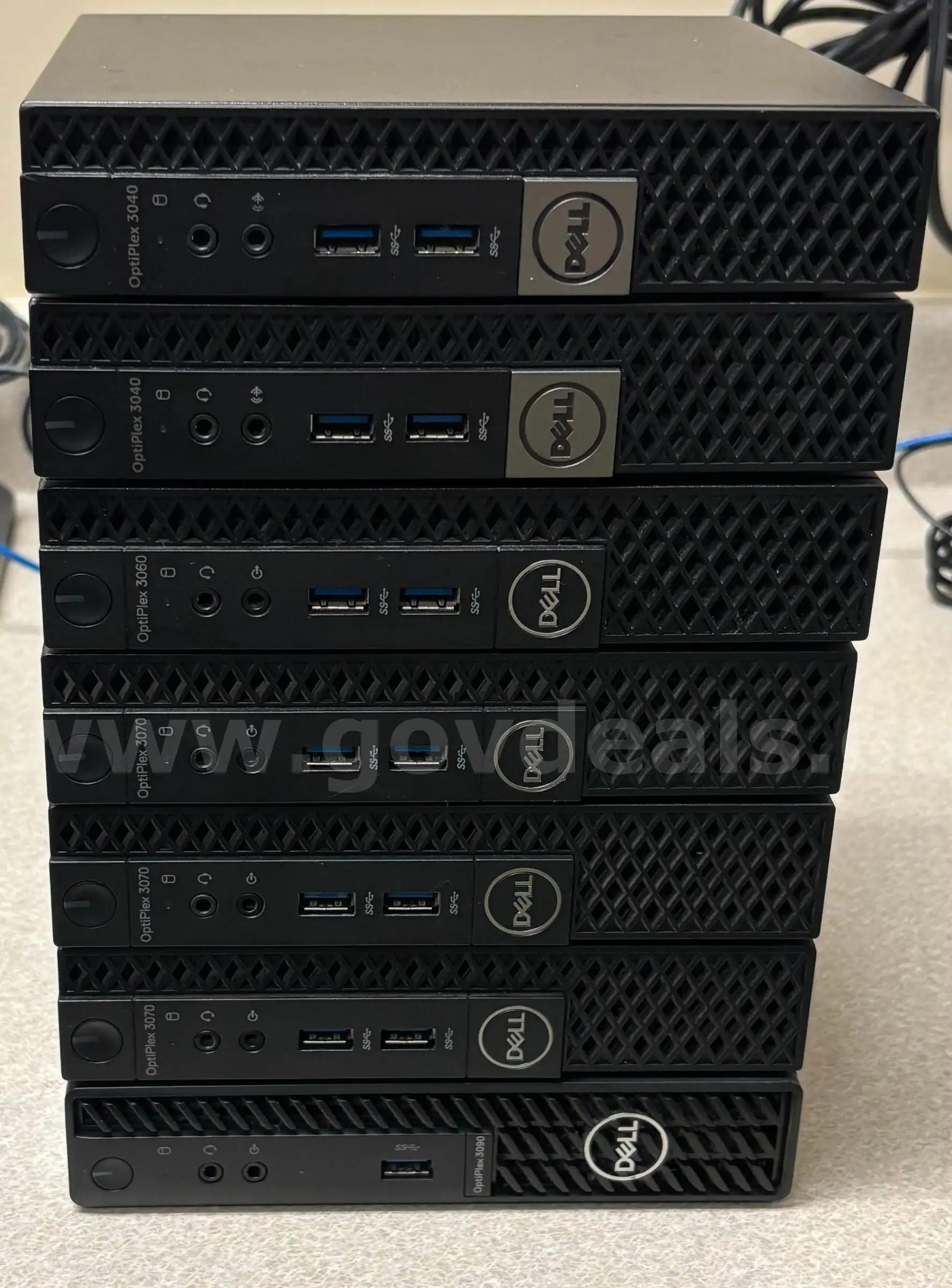 7x Dell OptiPlex PCs various models