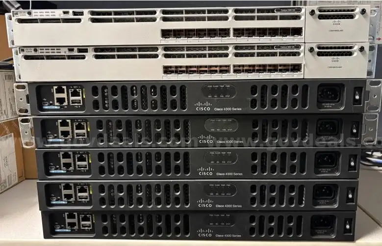 2x Cisco Switches 5x Cisco Routers