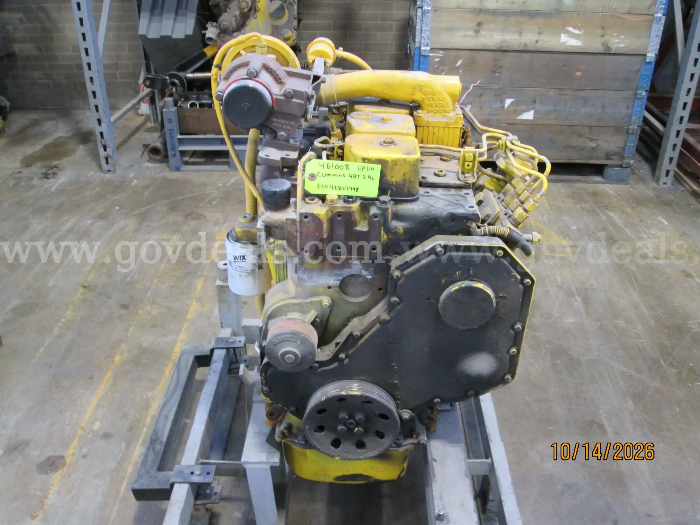 CUMMINS 4BT 3.9L Diesel CORE