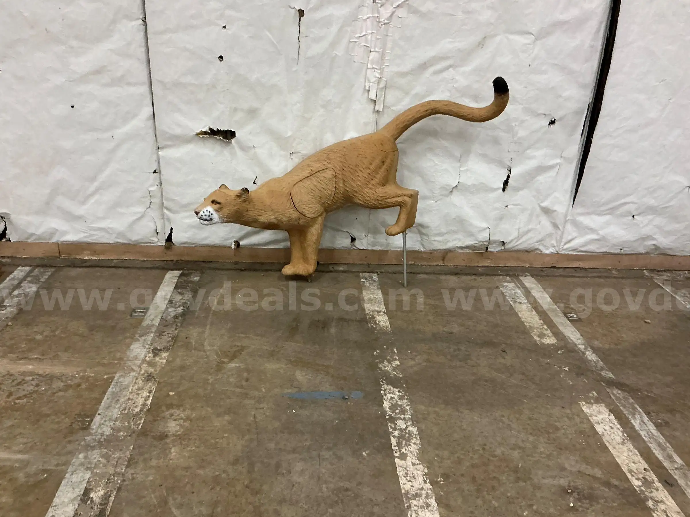 Rinehart 3D Archery Target Mountain Lion with Rock