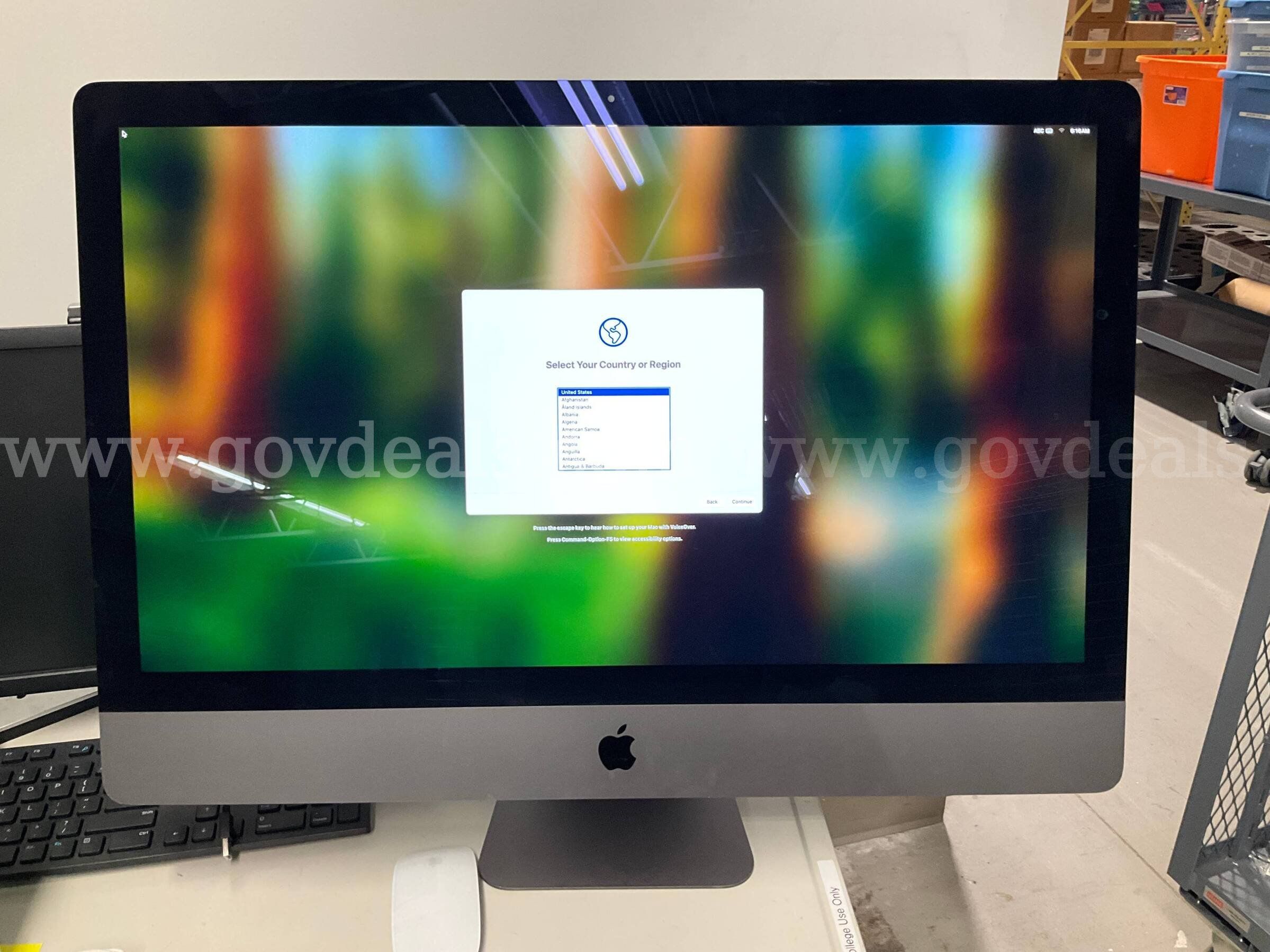 Apple iMac Pro 27 5K Retina Display (Model A1862) 3.2GHz Intel Xeon W-2140B 8core 64 GB RAM 1 TB Sto