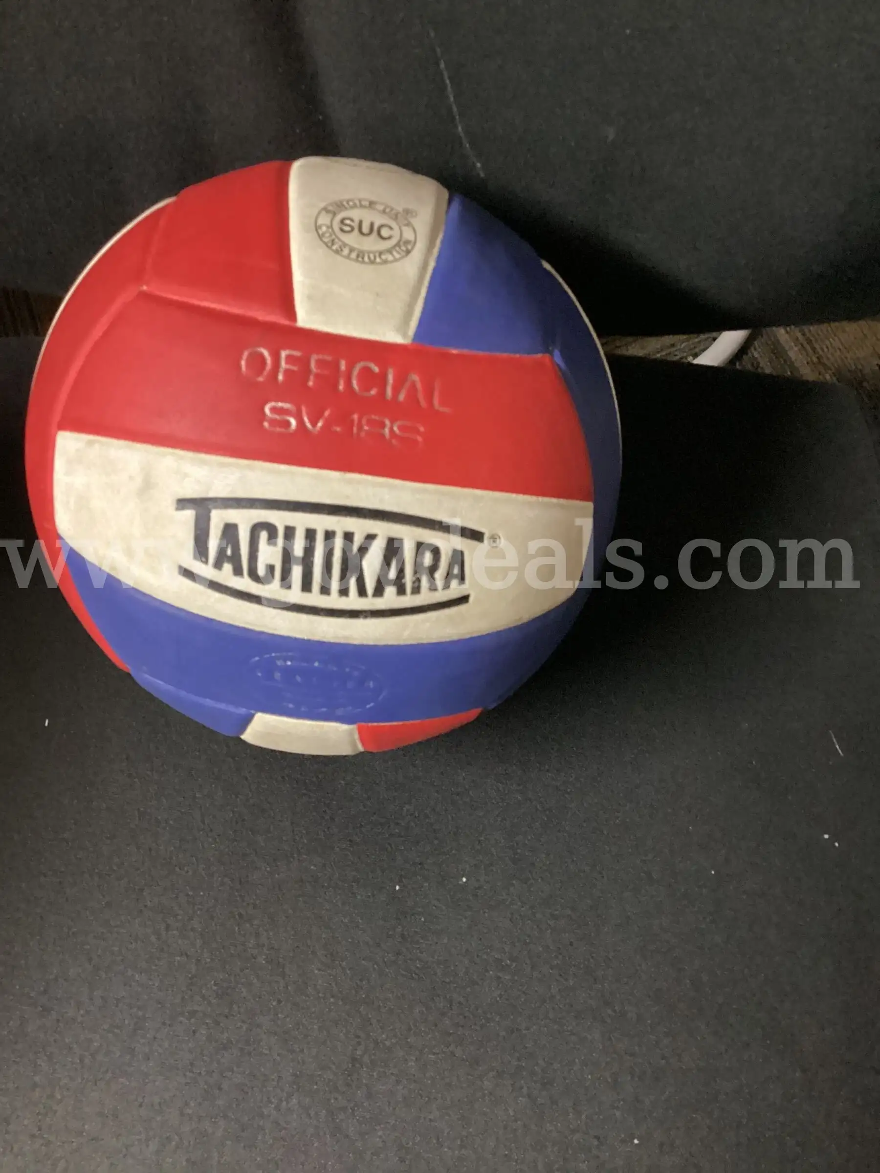 Tachikara SV-18S Official Volleyball - Red White & Blue Composite Indoor Ball