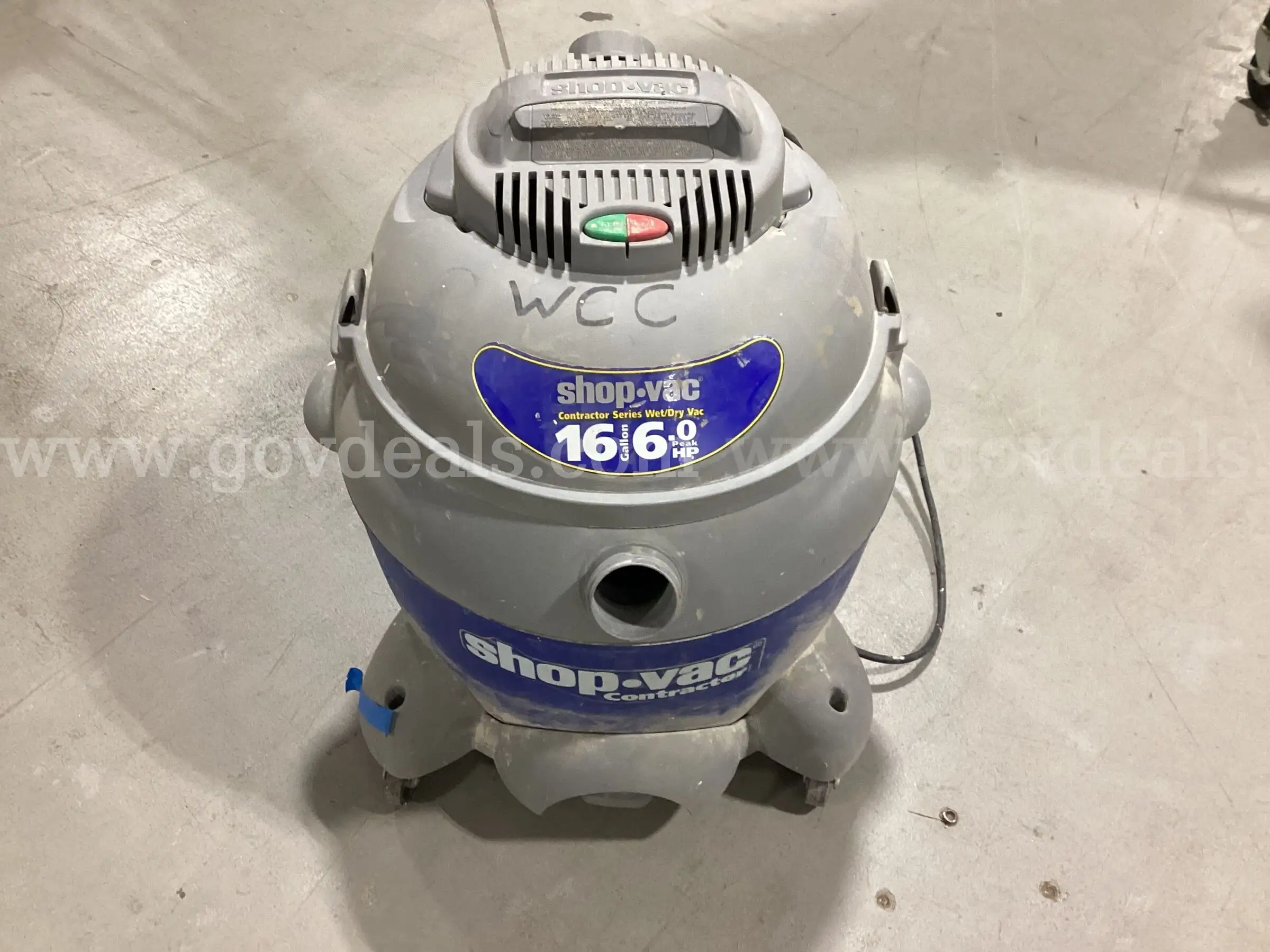Shop-Vac Contractor Series 16-Gallon 6.0 Peak HP Wet Dry Vac Unit Only